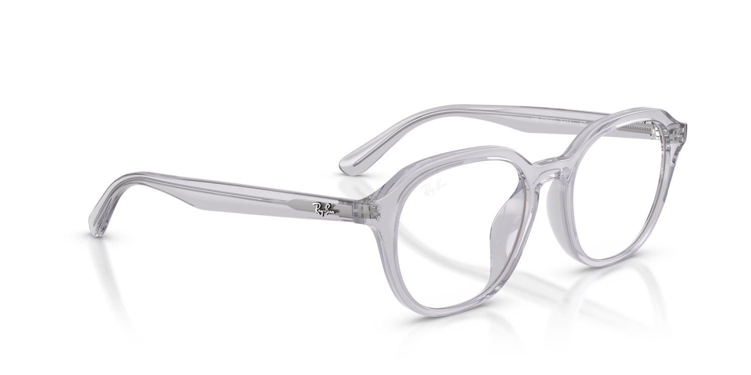 Occhiali da vista Ray-Ban RX 7259D (8411) - RB 7259D 8411 colore grigio chiaro trasparente forma quadrato lenti trasparente