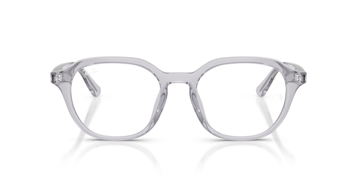 Occhiali da vista Ray-Ban RX 7259D (8411) - RB 7259D 8411 colore grigio chiaro trasparente forma quadrato lenti trasparente