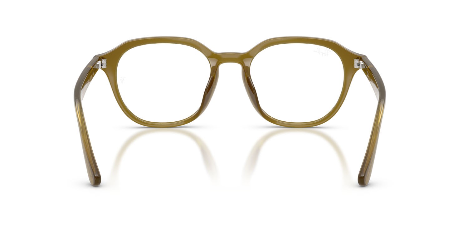 Eyeglasses Ray-Ban RX 7259D (8437) - RB 7259D 8437 color verde oliva trasparente shape square lenses trasparente