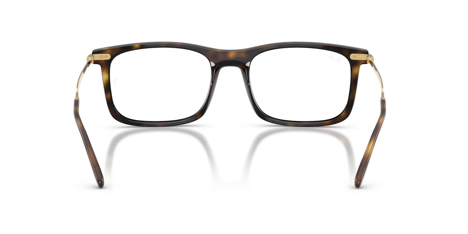 Occhiali da vista Ray-Ban RX 7260 (2012) - RB 7260 2012 colore havana forma rettangolare lenti trasparente