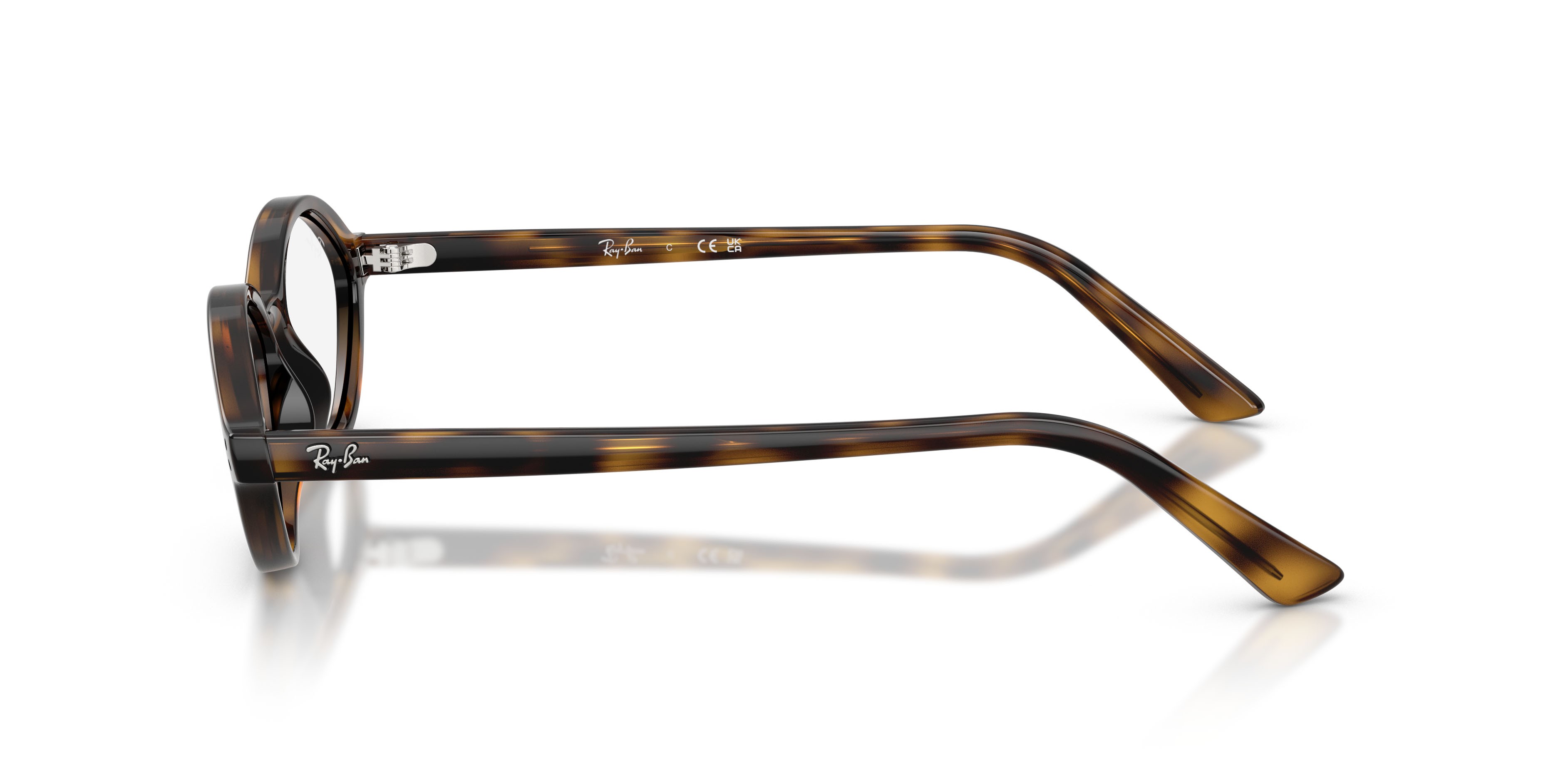 Occhiali da vista Ray-Ban Romy RX 7265 (8320) - RB 7265 8320 colore havana forma irregolare lenti trasparente