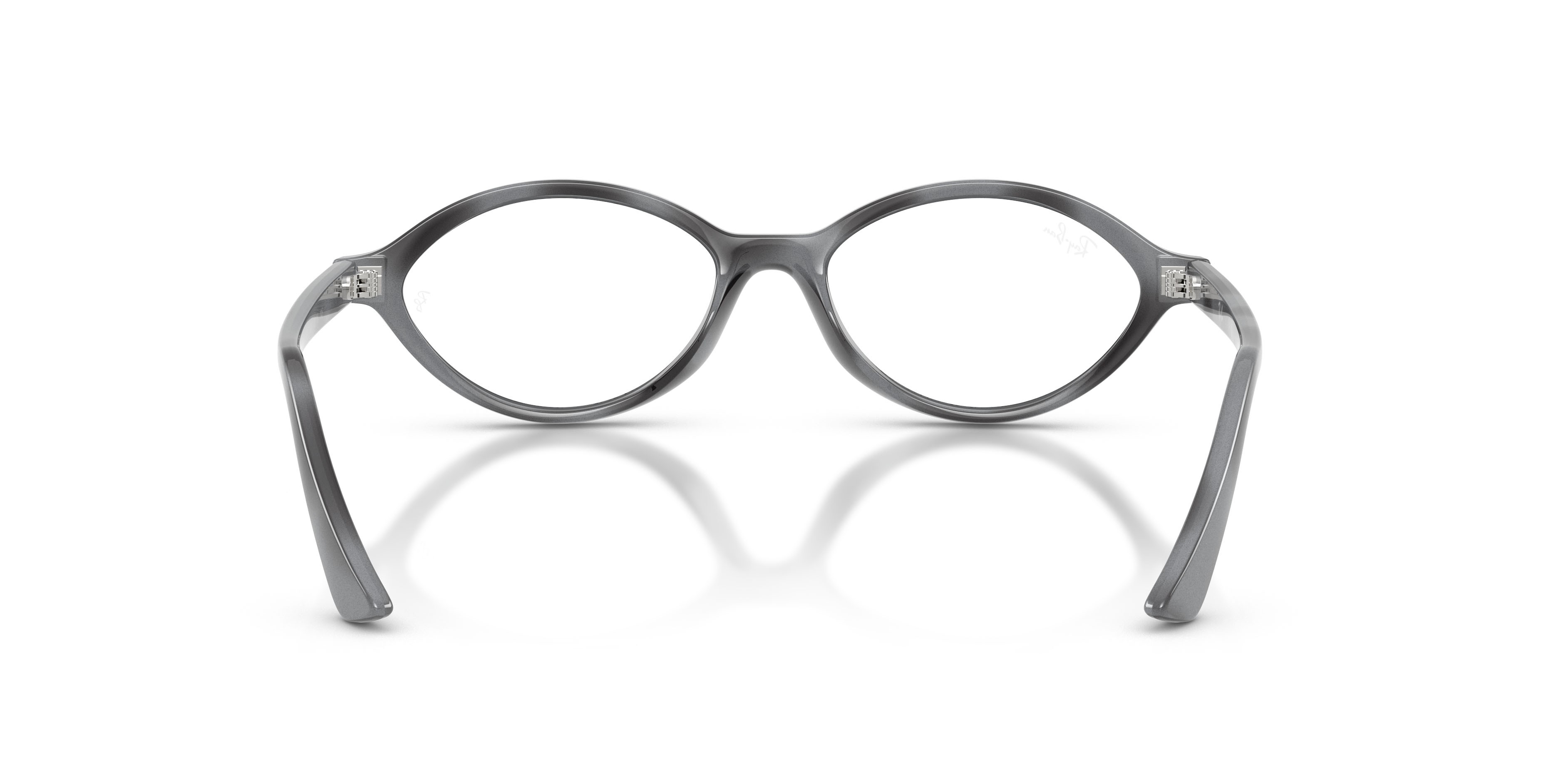 Occhiali da vista Ray-Ban Romy RX 7265 (8489) - RB 7265 8489 colore havana grigio scuro forma irregolare lenti trasparente