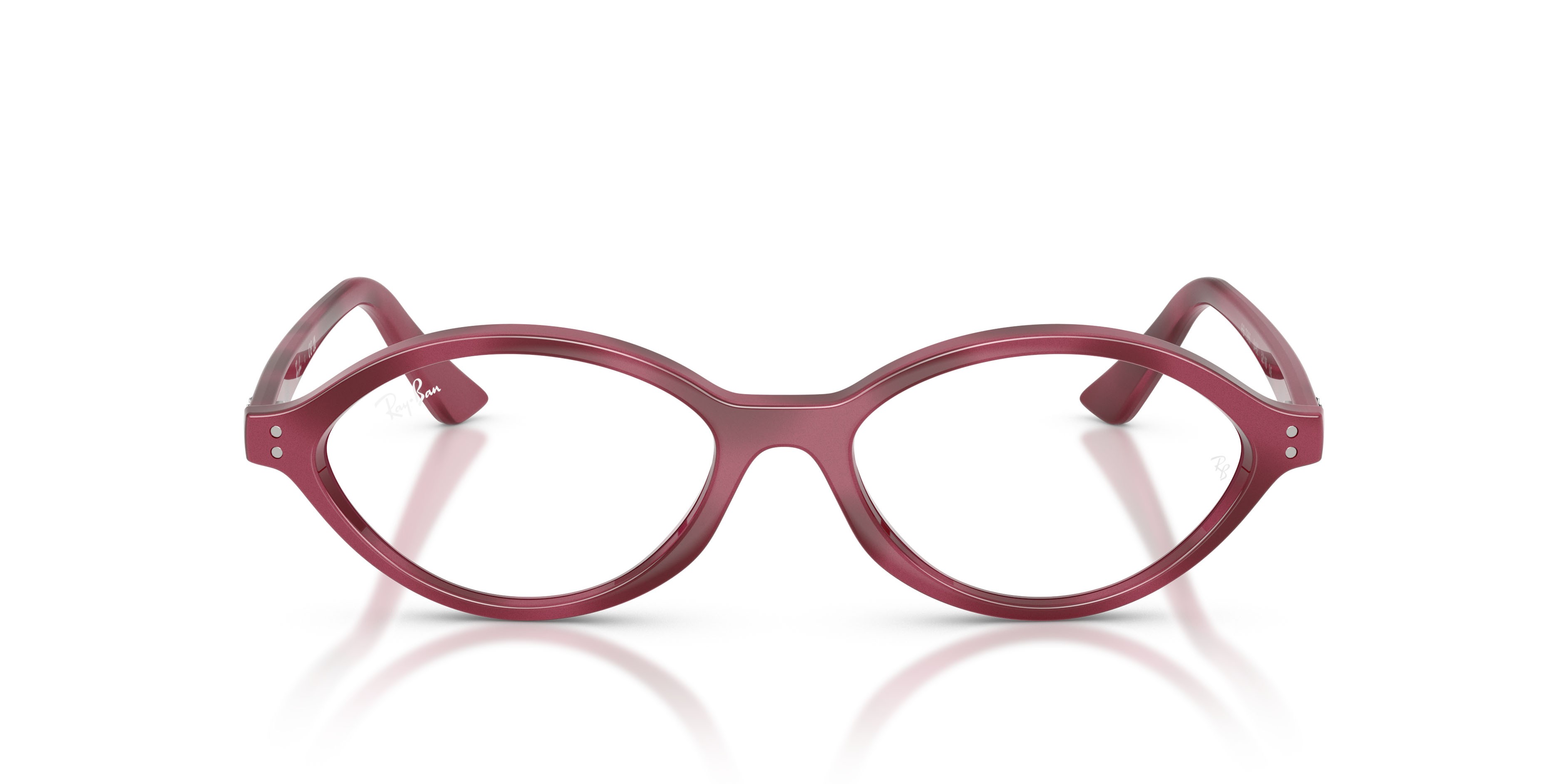Occhiali da vista Ray-Ban Romy RX 7265 (8492) - RB 7265 8492 colore havana violetto forma irregolare lenti trasparente