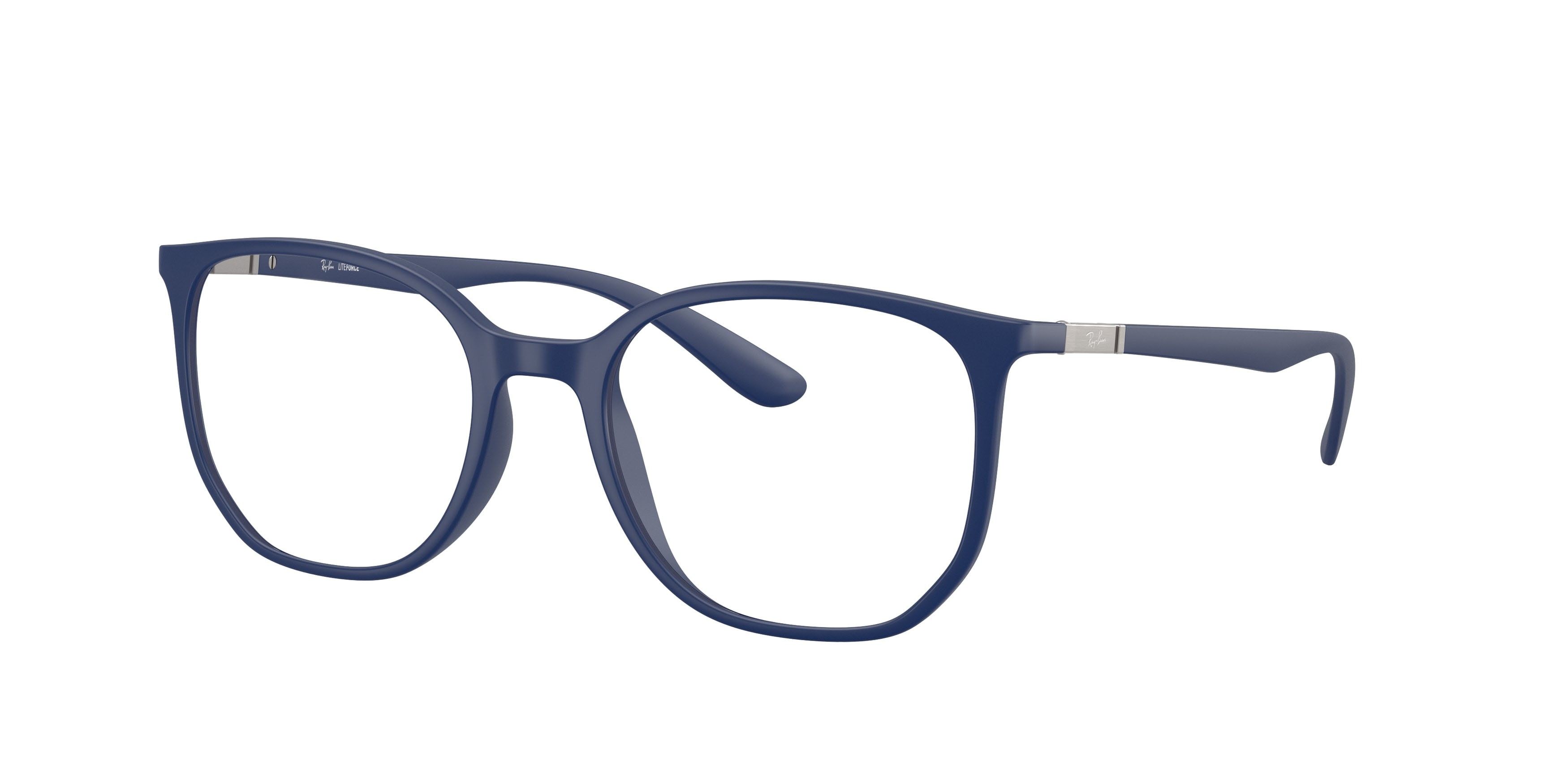 Occhiali da vista Ray-Ban RX 7397 (5207) - RB 7397 5207 colore sabbia blu forma irregolare lenti trasparente