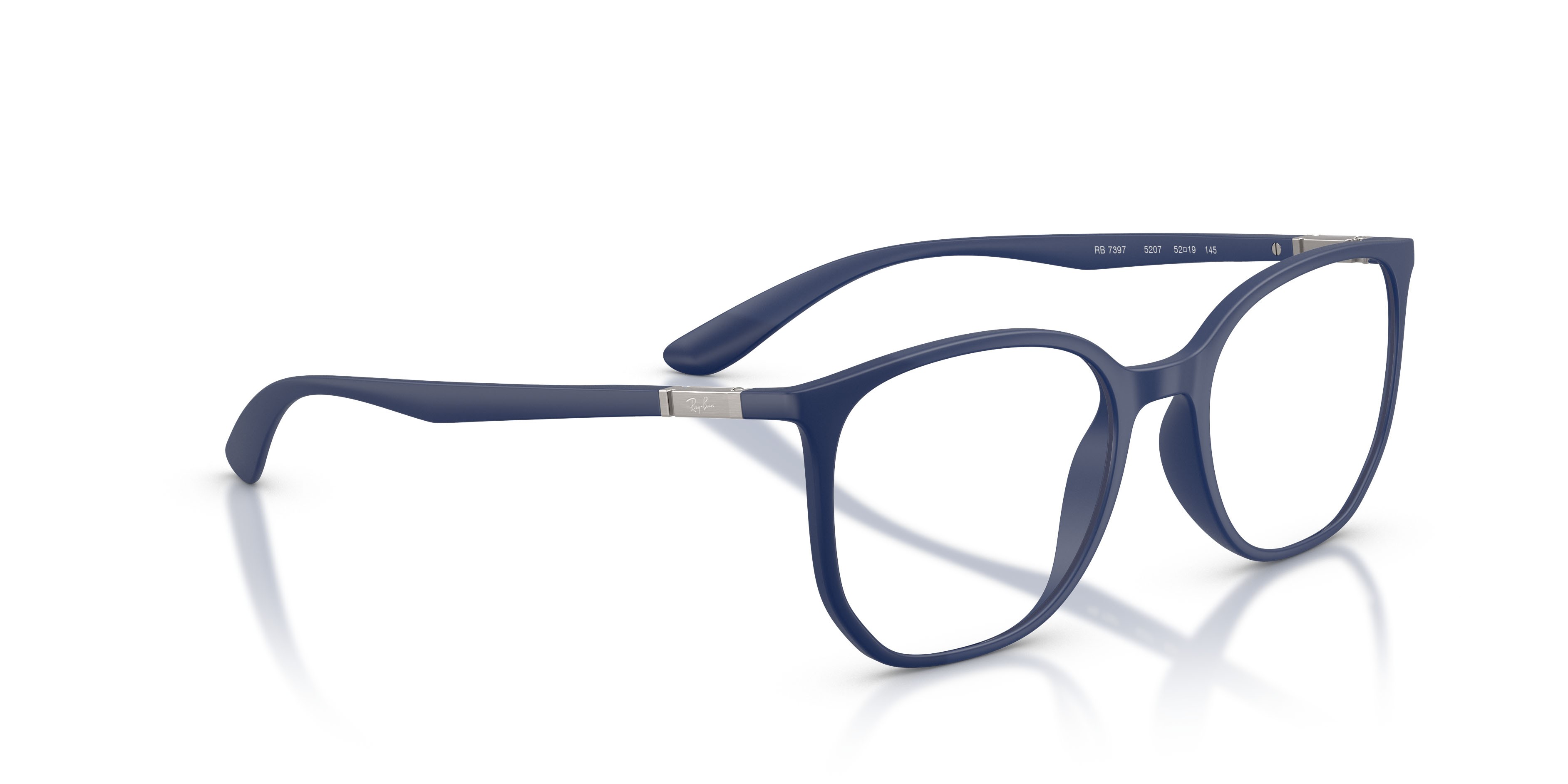 Occhiali da vista Ray-Ban RX 7397 (5207) - RB 7397 5207 colore sabbia blu forma irregolare lenti trasparente