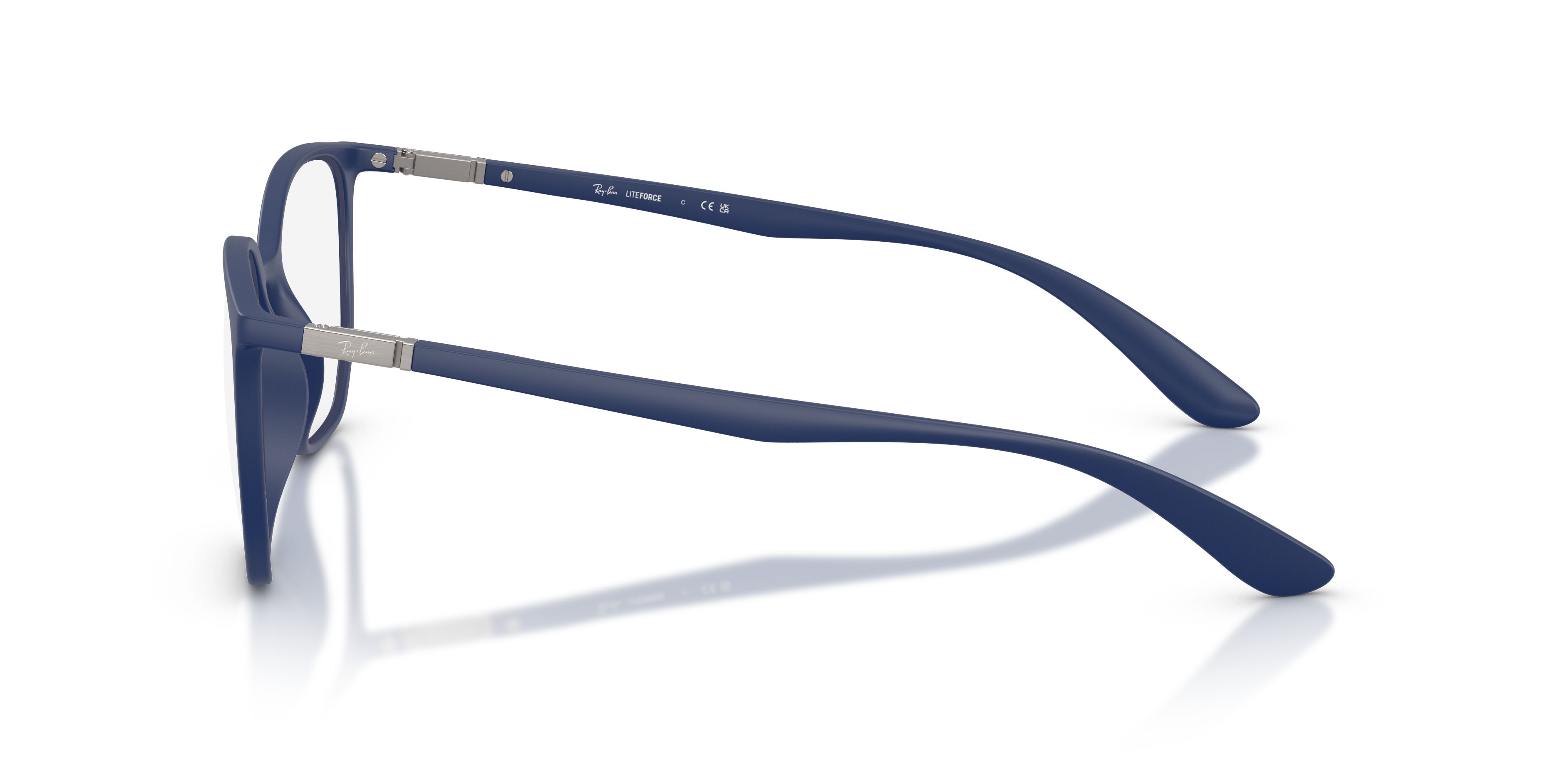 Occhiali da vista Ray-Ban RX 7397 (5207) - RB 7397 5207 colore sabbia blu forma irregolare lenti trasparente