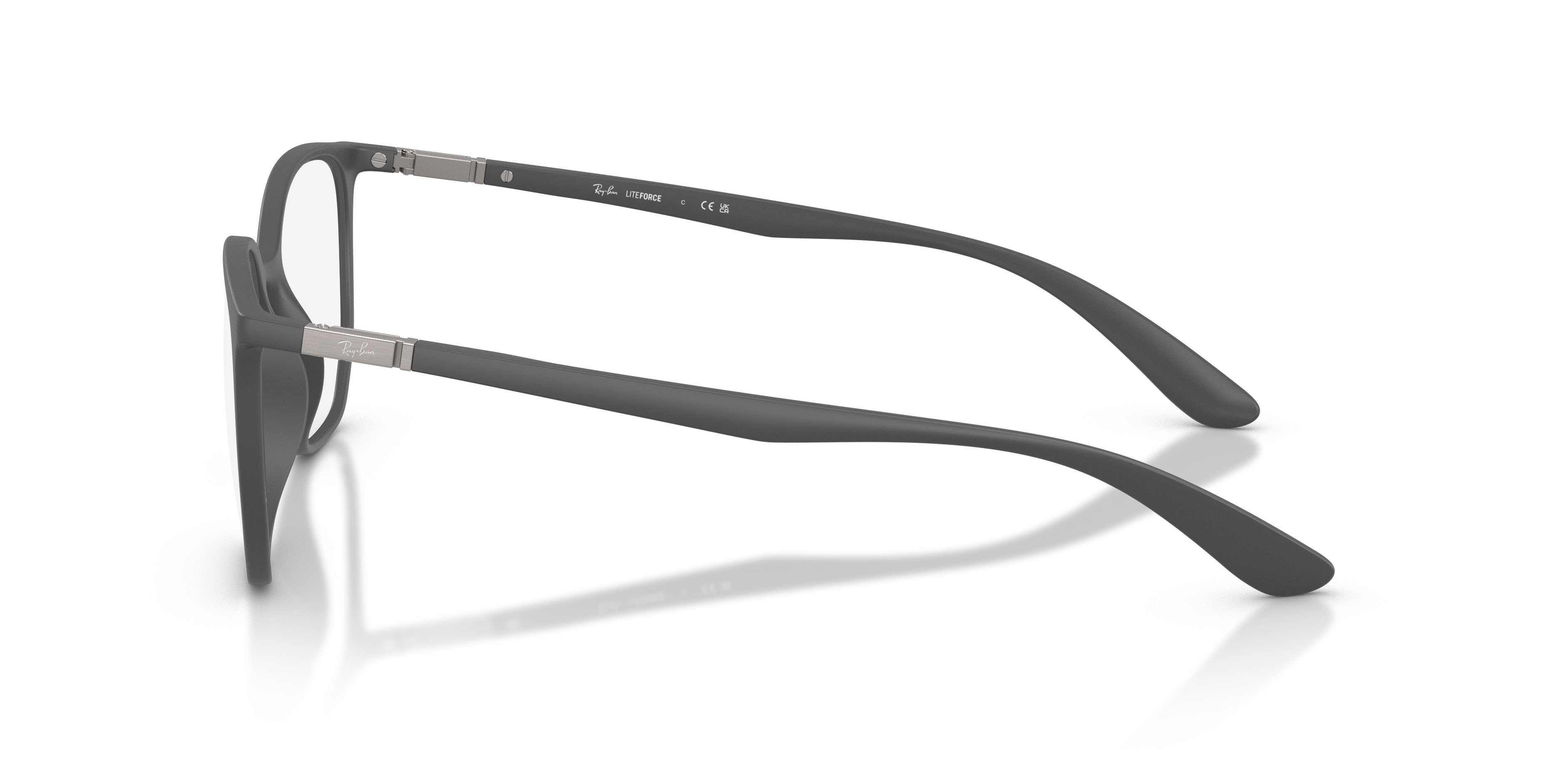 Occhiali da vista Ray-Ban RX 7397 (5521) - RB 7397 5521 colore sabbia grigio forma irregolare lenti trasparente