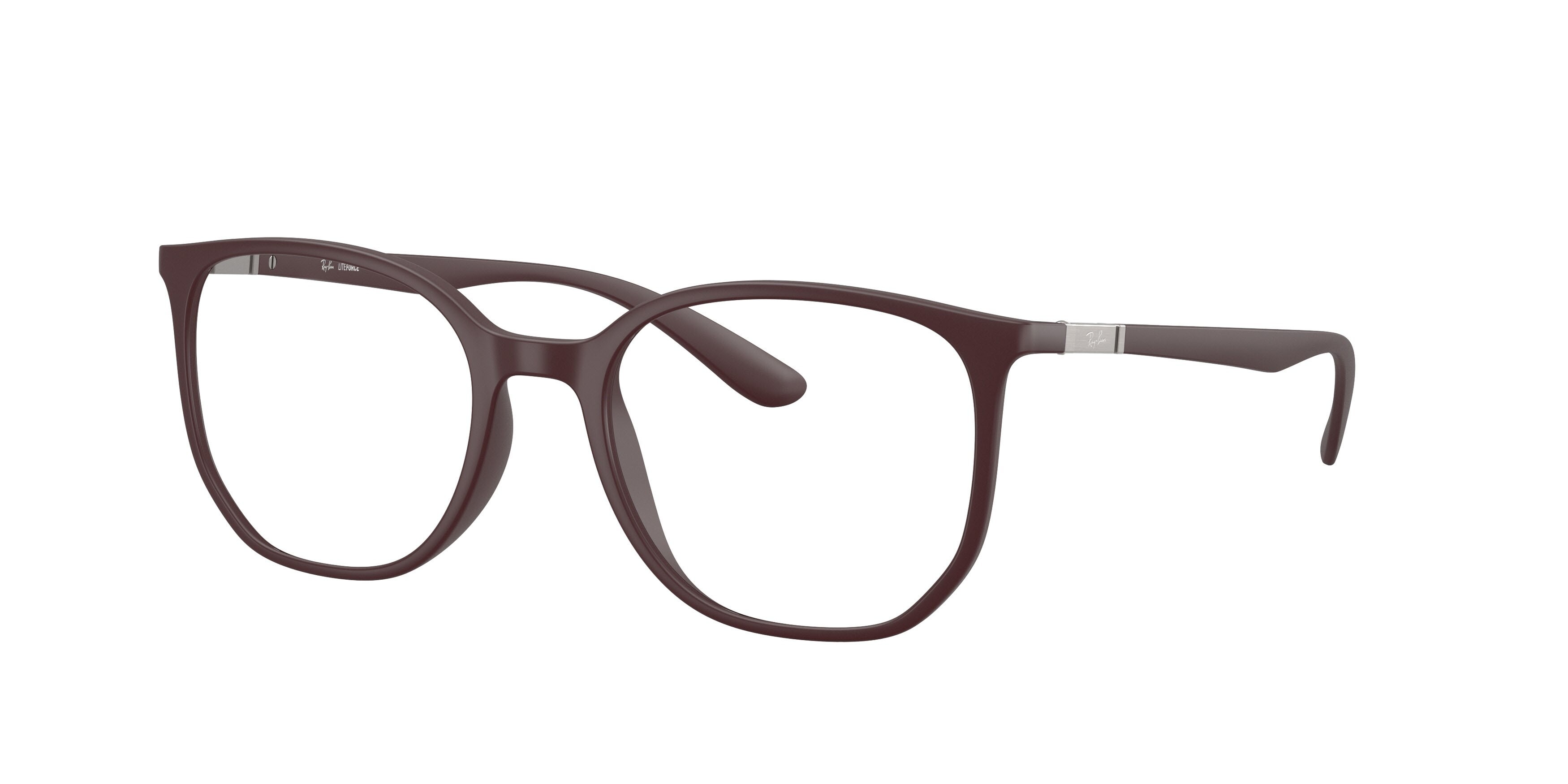 Occhiali da vista Ray-Ban RX 7397 (8088) - RB 7397 8088 colore sabbia violetto forma irregolare lenti trasparente