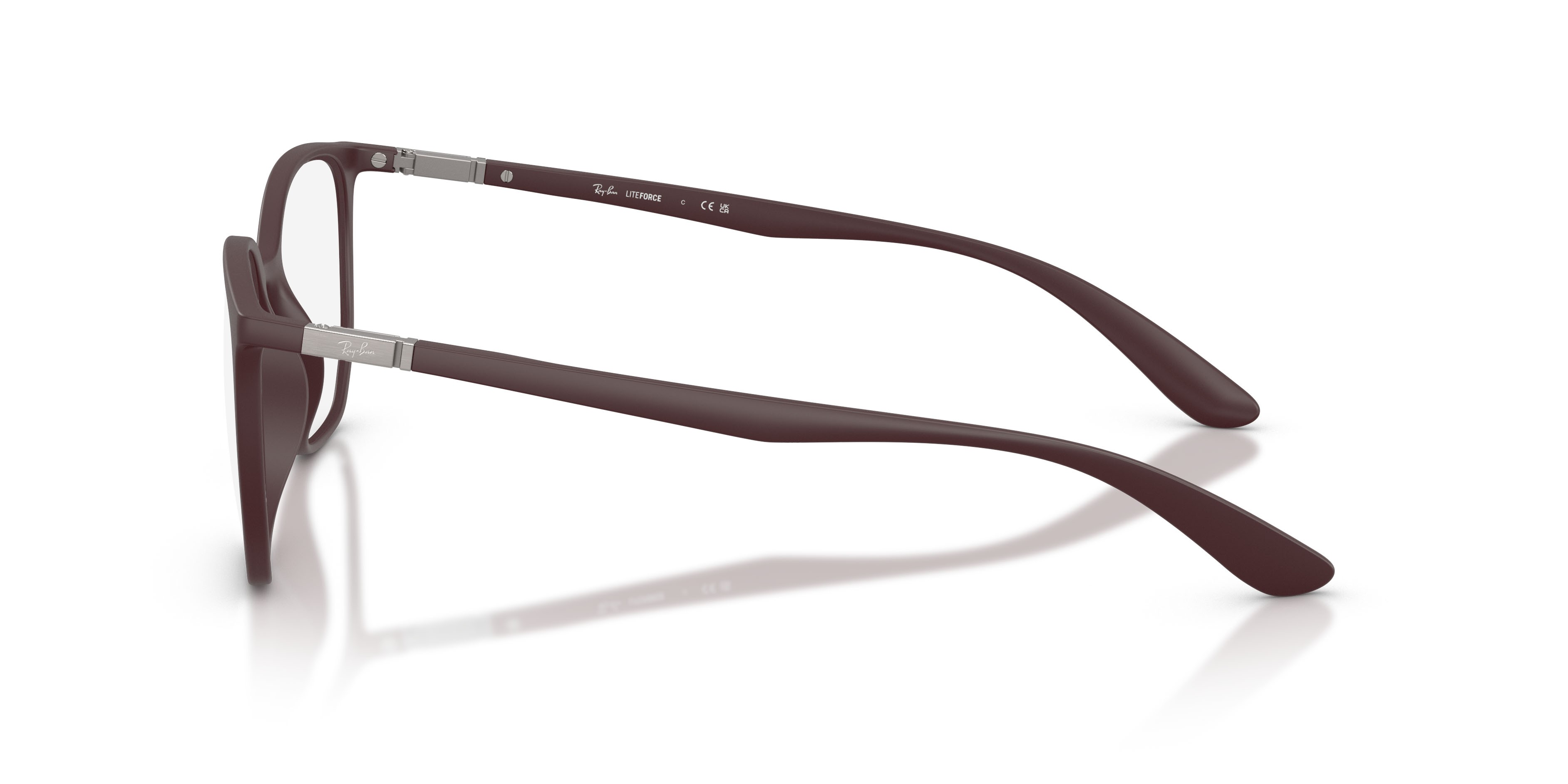 Occhiali da vista Ray-Ban RX 7397 (8088) - RB 7397 8088 colore sabbia violetto forma irregolare lenti trasparente