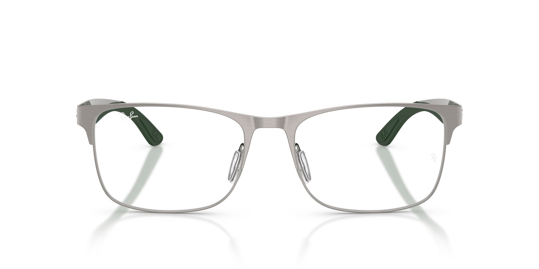 Occhiali da vista Ray-Ban RX 7550 (3221) - RB 7550 3221 colore gunmetal forma rettangolare lenti trasparente