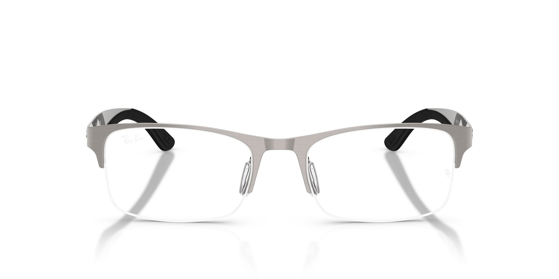 Eyeglasses Ray-Ban RX 7551 (3214) - RB 7551 3214 color gunmetal shape rectangle lenses trasparente