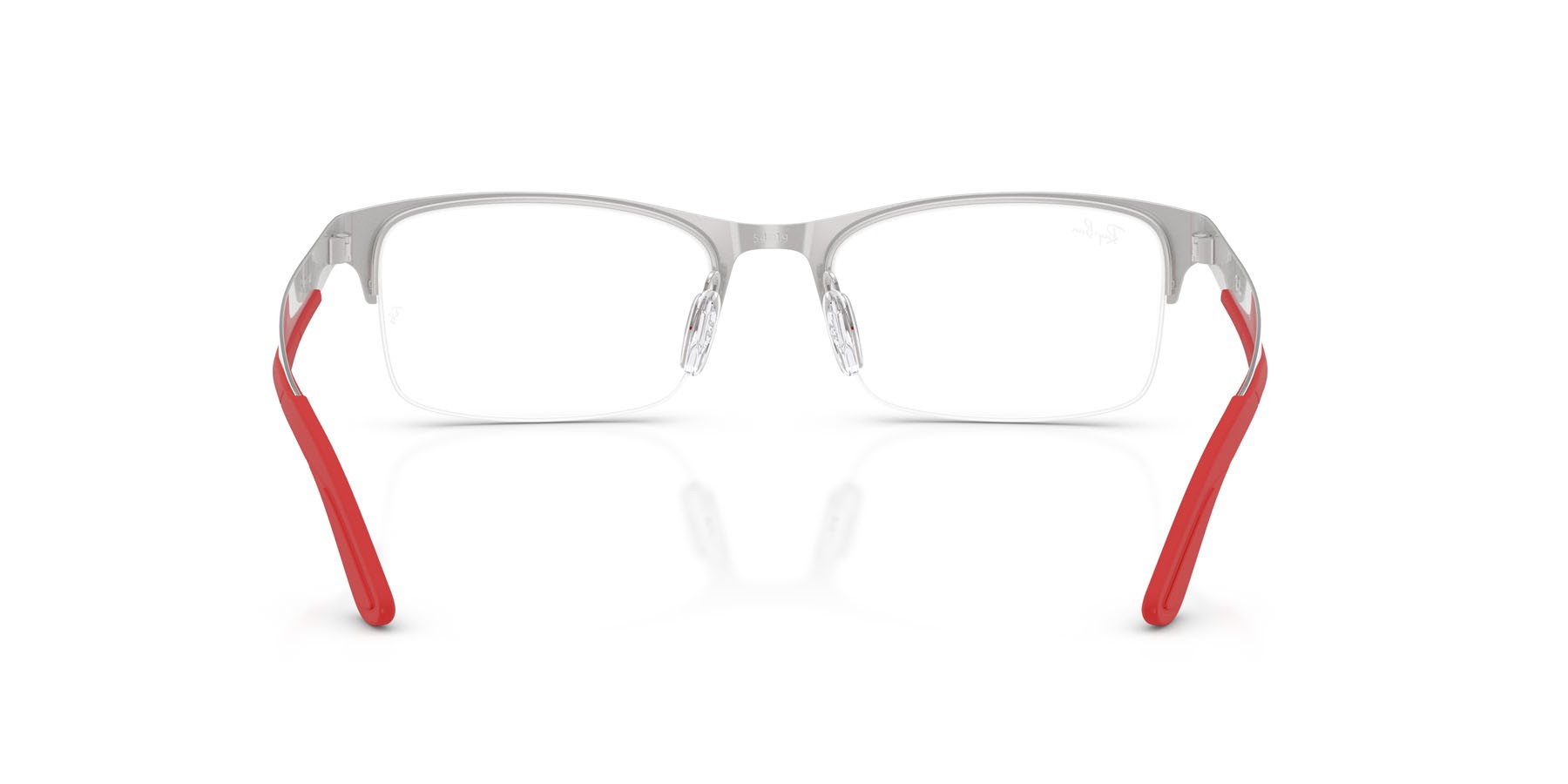 Occhiali da vista Ray-Ban RX 7551 (3219) - RB 7551 3219 colore argento forma rettangolare lenti trasparente