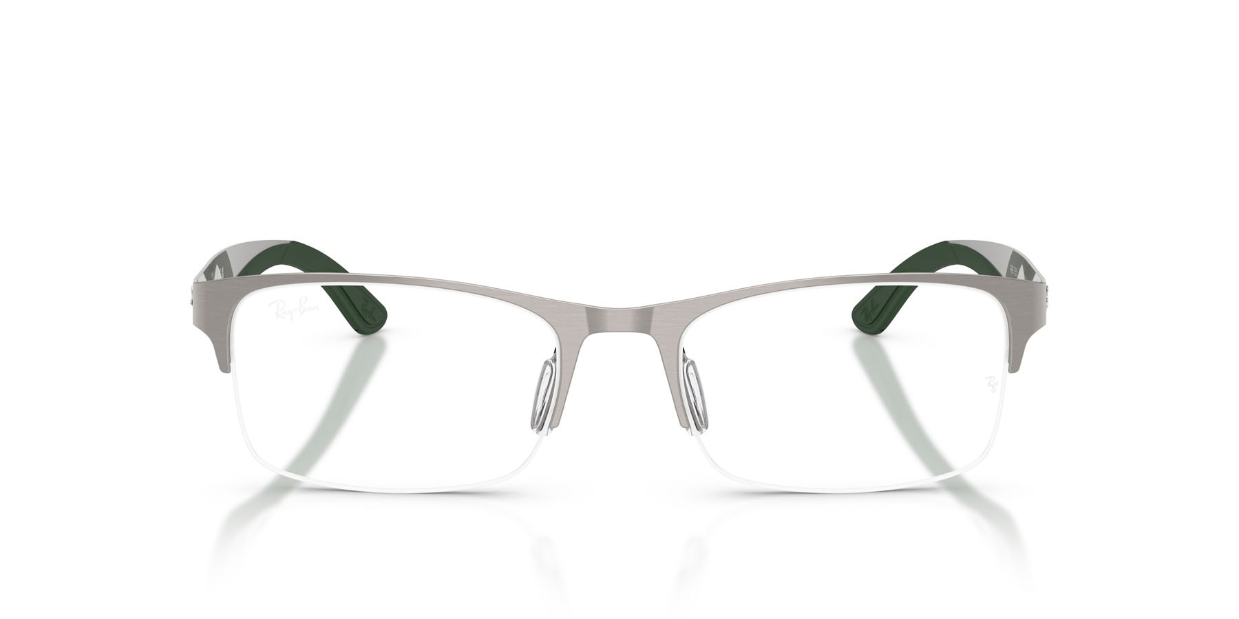 Eyeglasses Ray-Ban RX 7551 (3221) - RB 7551 3221 color gunmetal shape rectangle lenses trasparente