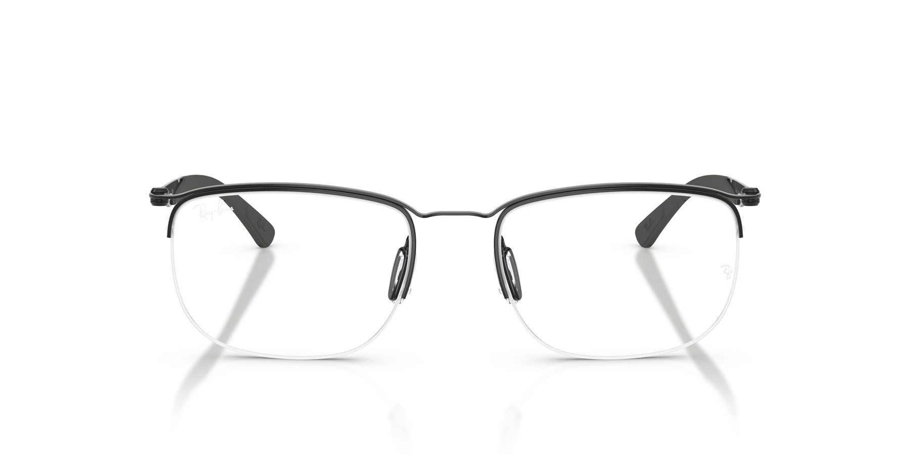 Occhiali da vista Ray-Ban RX 7552 (3209) - RB 7552 3209 colore nero forma quadrato lenti trasparente
