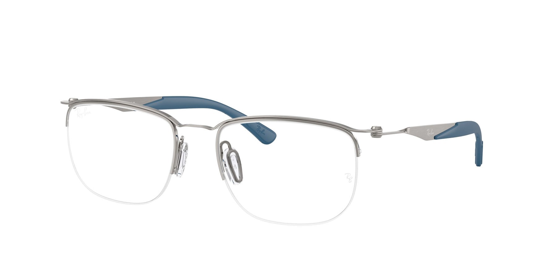 Occhiali da vista Ray-Ban RX 7552 (3210) - RB 7552 3210 colore gunmetal forma quadrato lenti trasparente