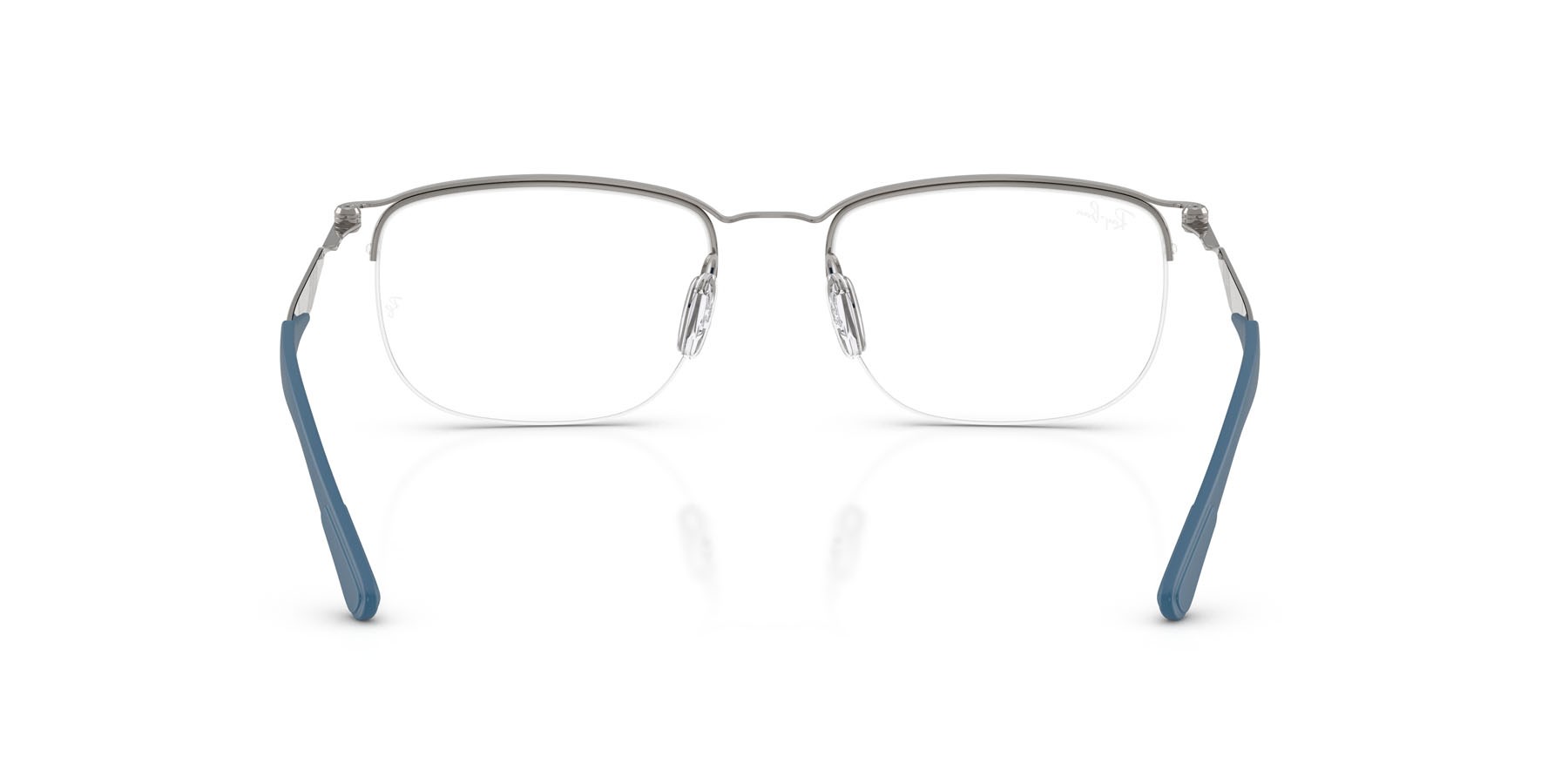 Occhiali da vista Ray-Ban RX 7552 (3210) - RB 7552 3210 colore gunmetal forma quadrato lenti trasparente
