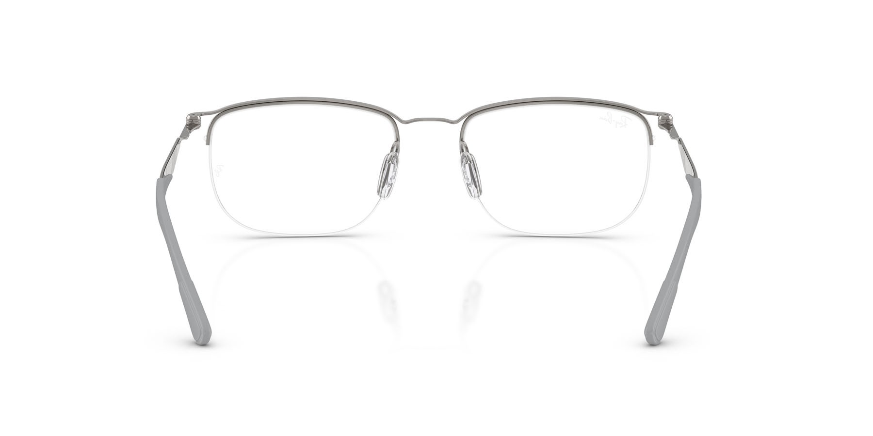 Occhiali da vista Ray-Ban RX 7552 (3213) - RB 7552 3213 colore gunmetal forma quadrato lenti trasparente