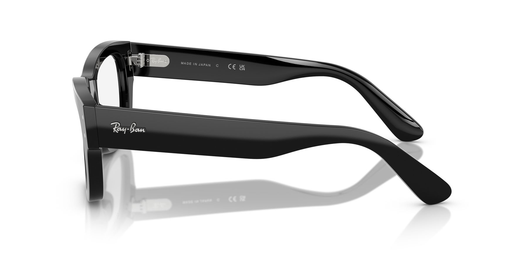 Occhiali da vista Ray-Ban Joseph RX 7683V (2000) - RB 7683V 2000 colore nero forma rettangolare lenti lente demo