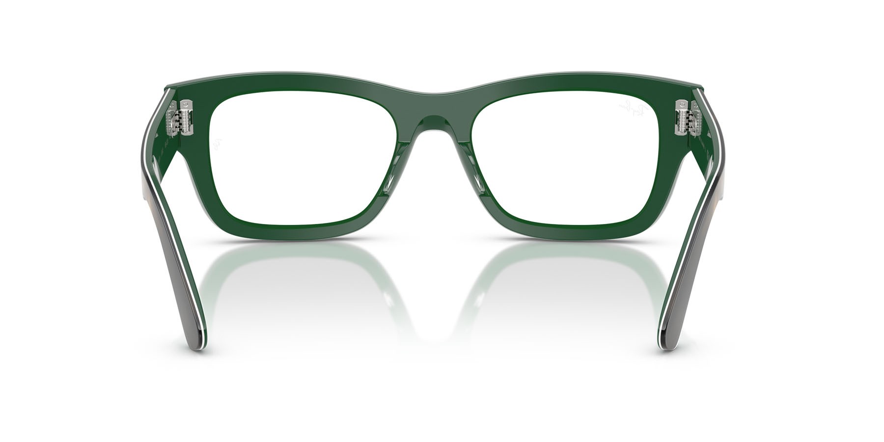 Occhiali da vista Ray-Ban Joseph RX 7683V (8392) - RB 7683V 8392 colore striped green on green forma rettangolare lenti lente demo