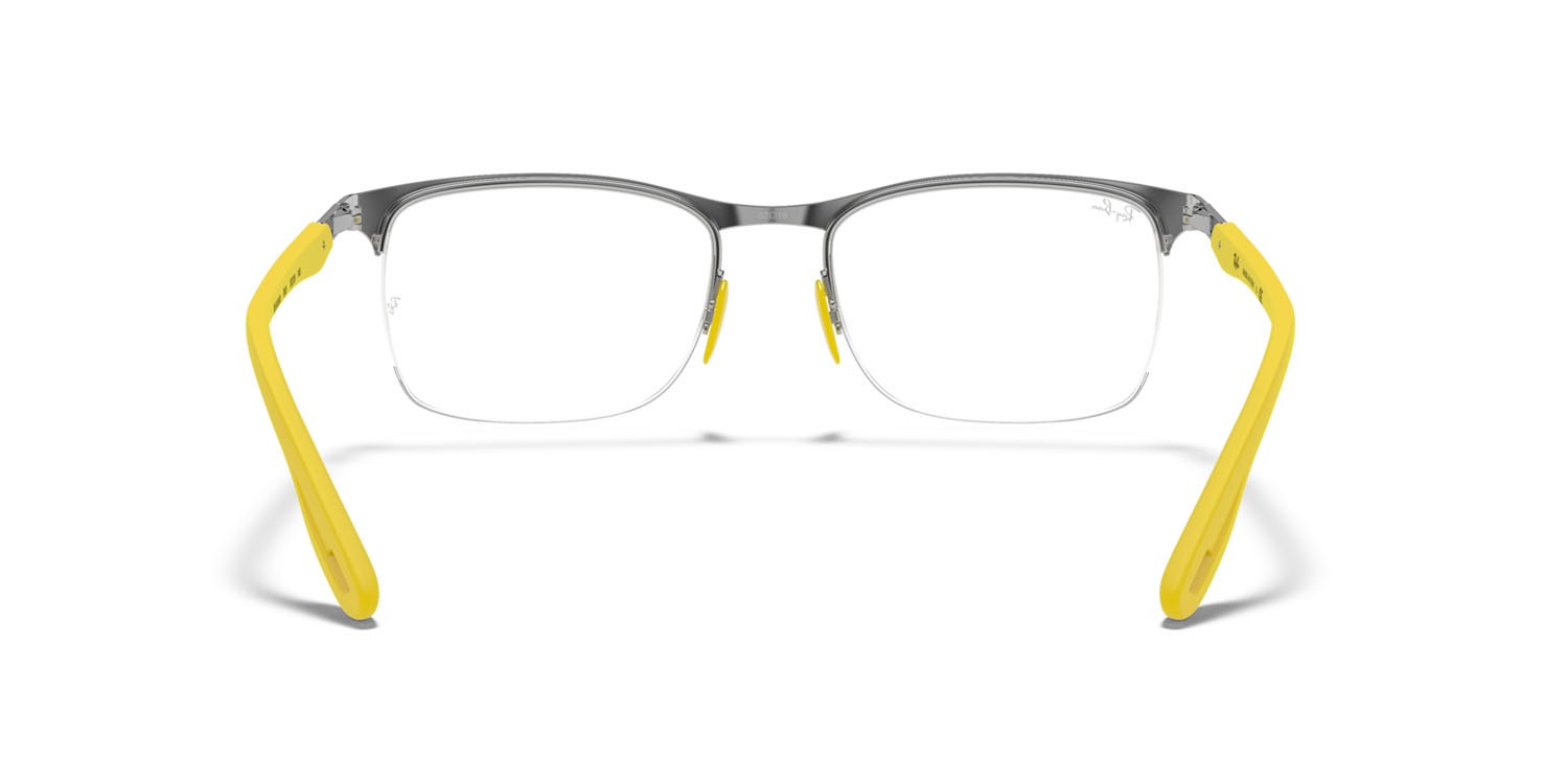 Brillen Ray-Ban Scuderia Ferrari RX 8416M (F042) - RB 8416M F042 farbe nero form quadratisch gläser trasparente
