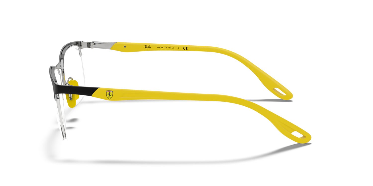 Brillen Ray-Ban Scuderia Ferrari RX 8416M (F042) - RB 8416M F042 farbe nero form quadratisch gläser trasparente