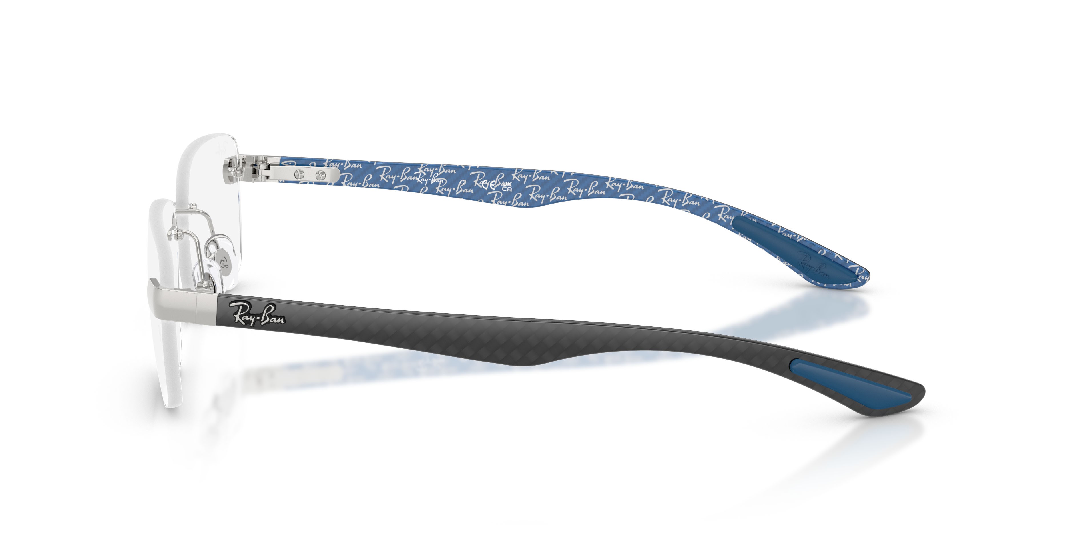 Occhiali da vista Ray-Ban RX 8423 (2501) - RB 8423 2501 colore argento forma quadrato lenti trasparente