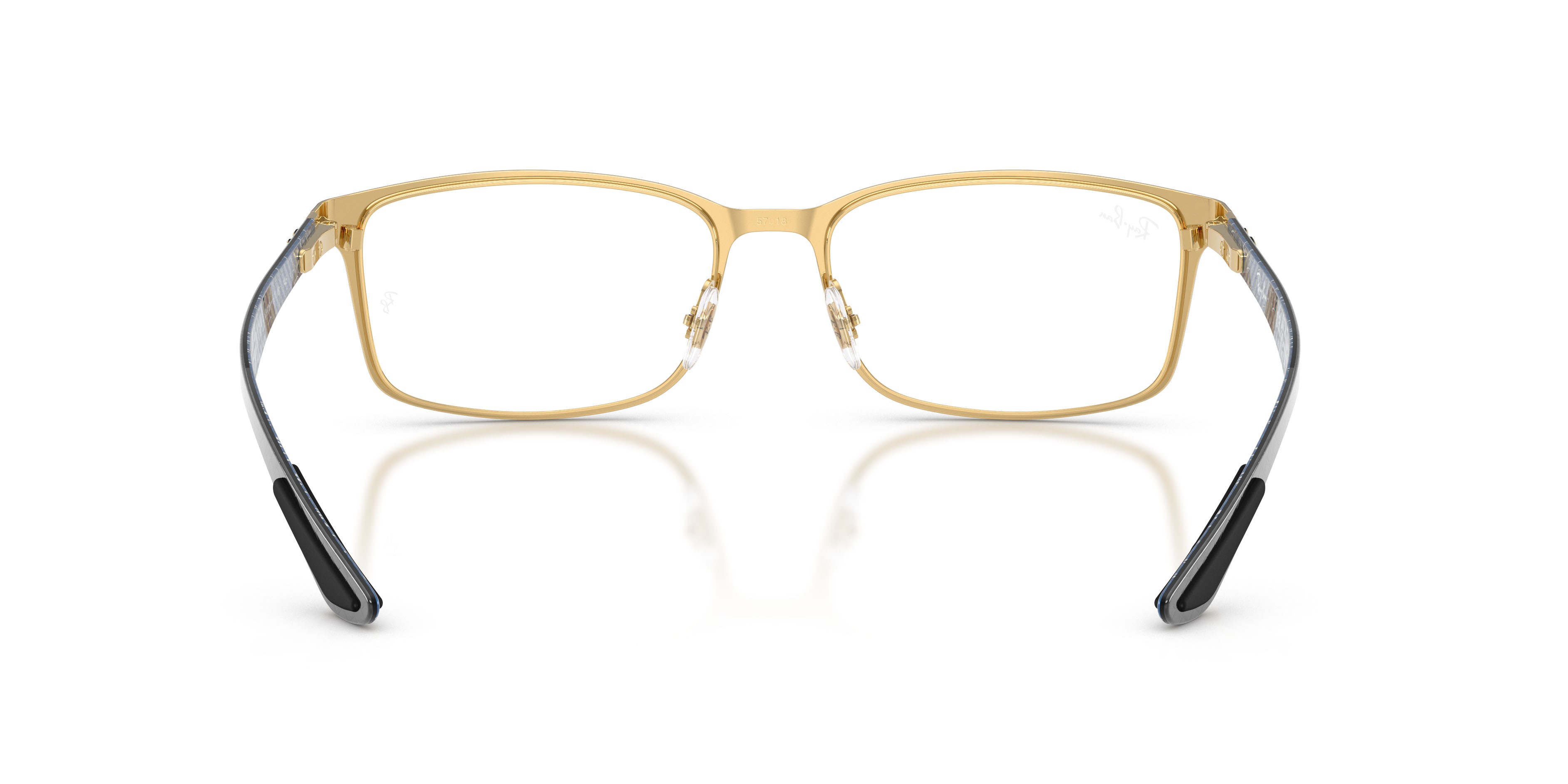 Occhiali da vista Ray-Ban RX 8424 (3226) - RB 8424 3226 colore blue & arista gold forma rettangolare lenti trasparente