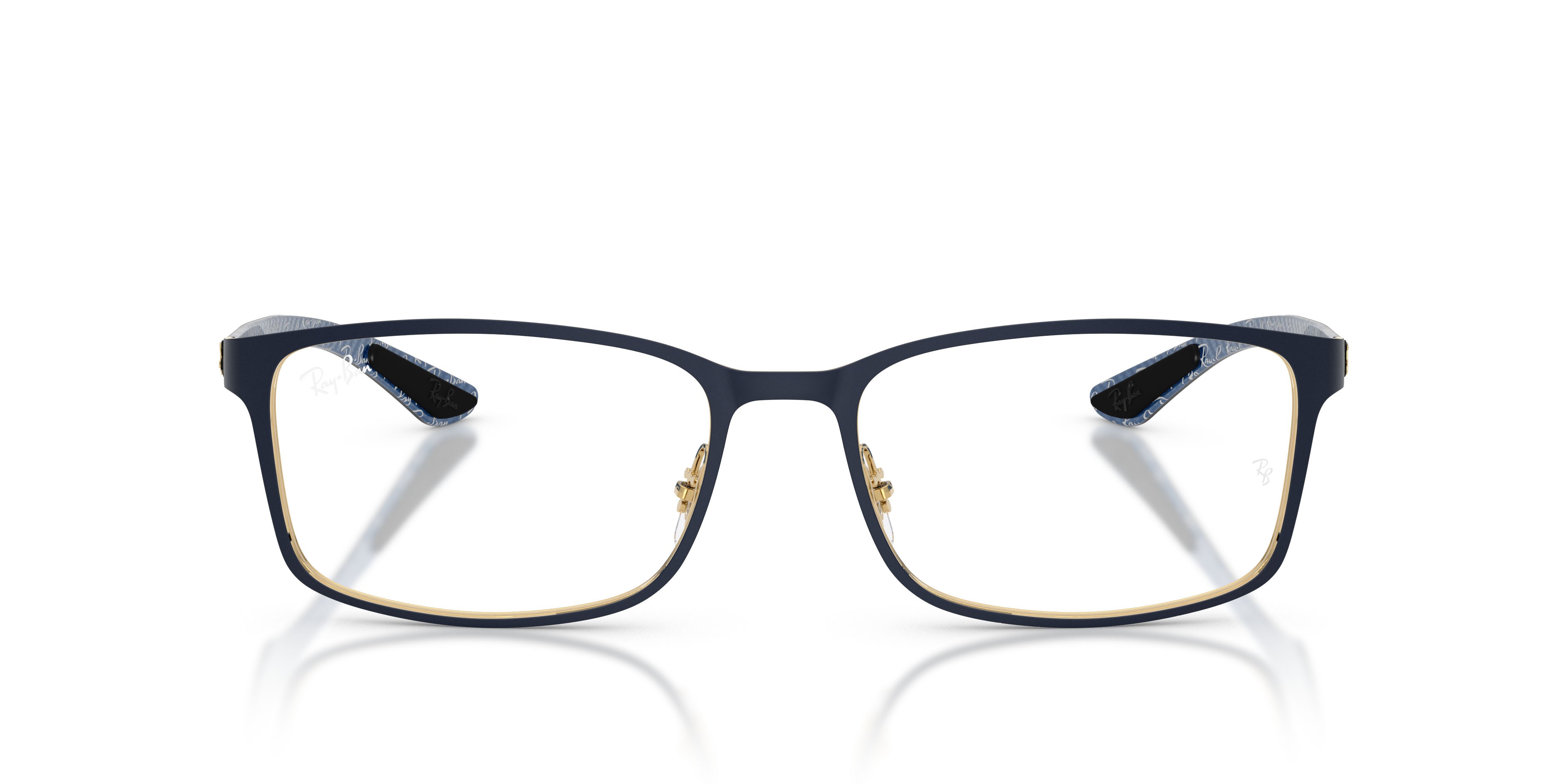 Occhiali da vista Ray-Ban RX 8424 (3226) - RB 8424 3226 colore blue & arista gold forma rettangolare lenti trasparente