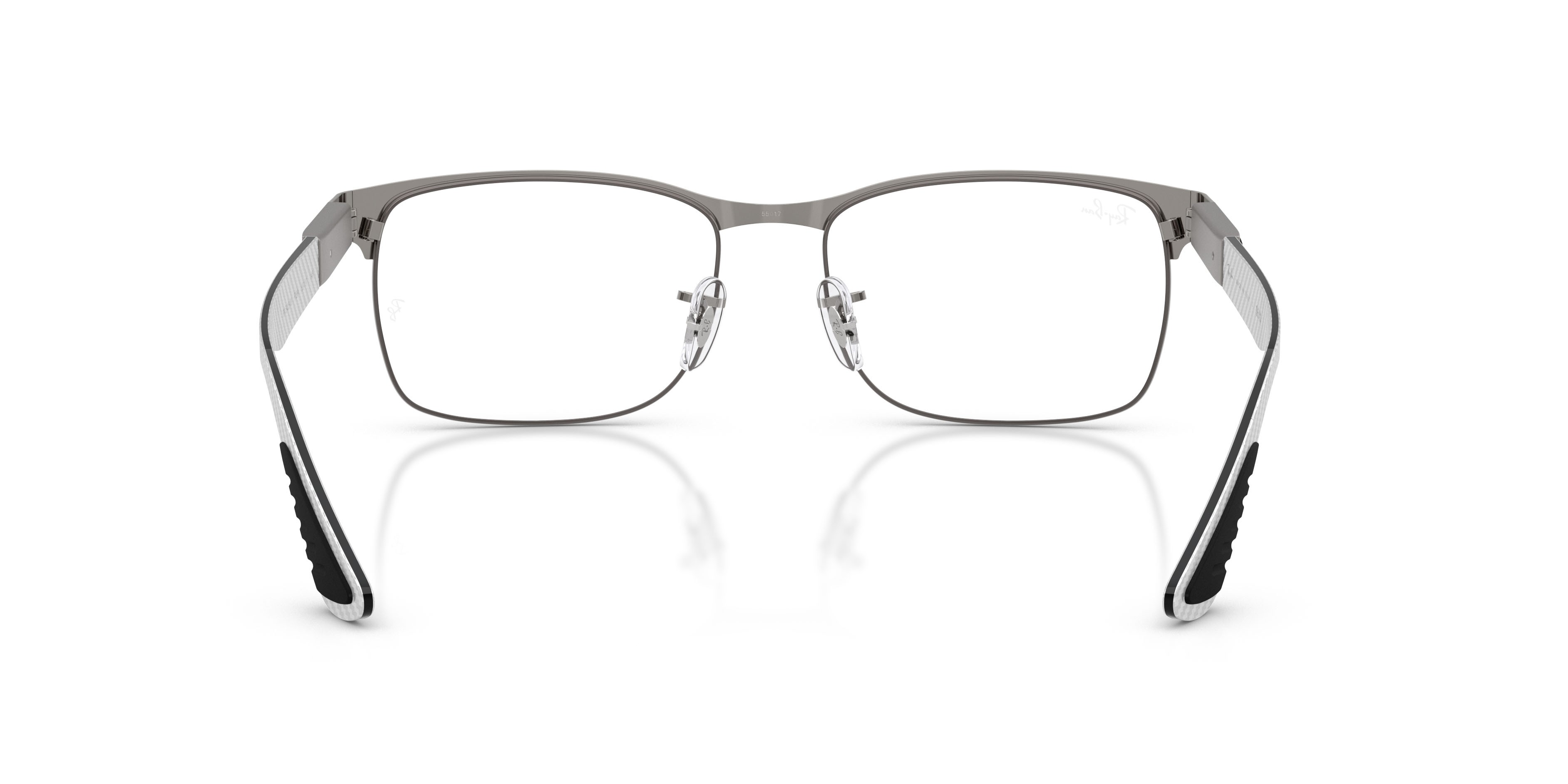 Occhiali da vista Ray-Ban Scuderia Ferrari RX 8425M (F099) - RB 8425M F099 colore grigio opaco/gunmetal forma quadrato lenti lente demo