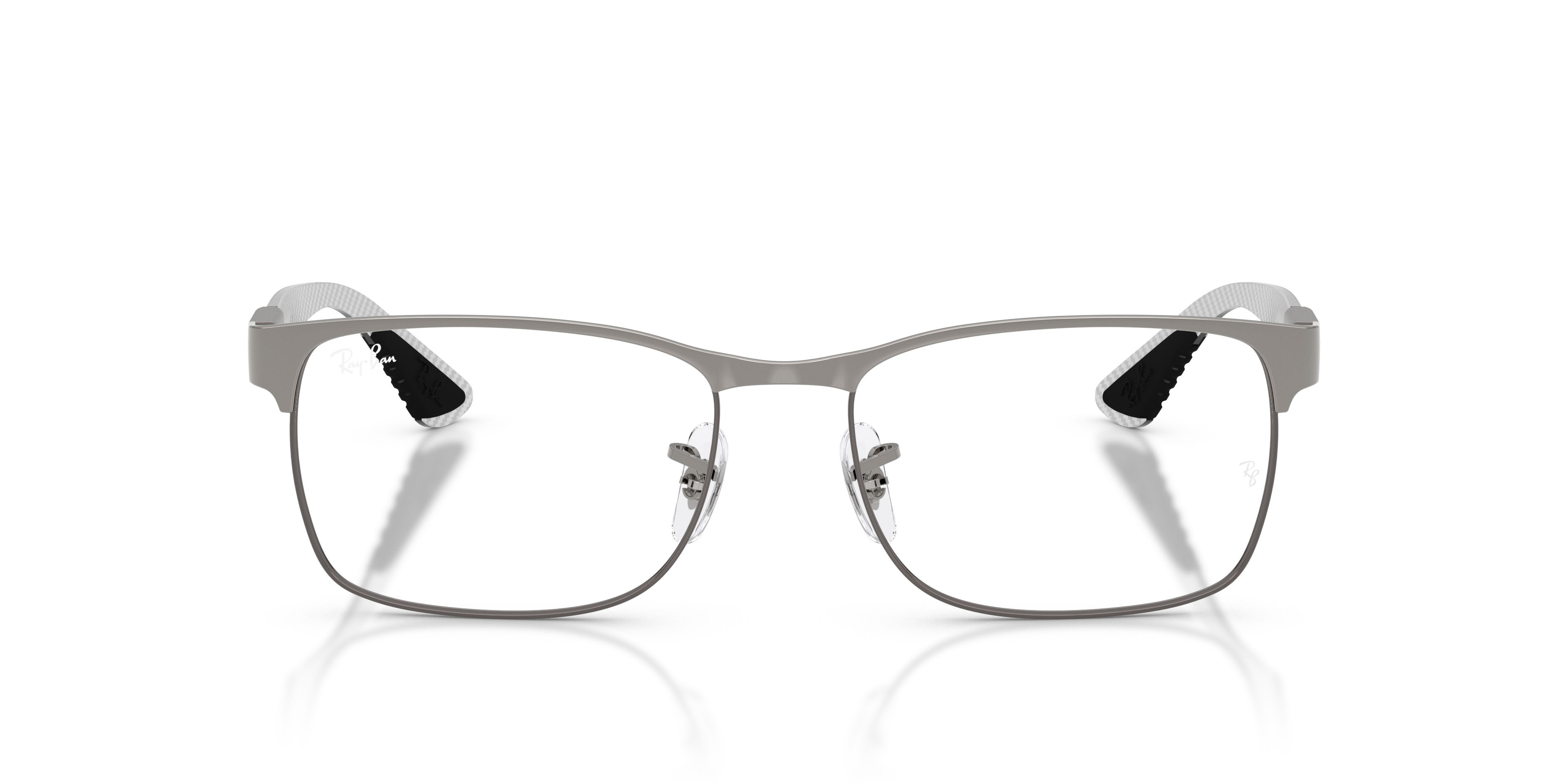Occhiali da vista Ray-Ban Scuderia Ferrari RX 8425M (F099) - RB 8425M F099 colore grigio opaco/gunmetal forma quadrato lenti lente demo
