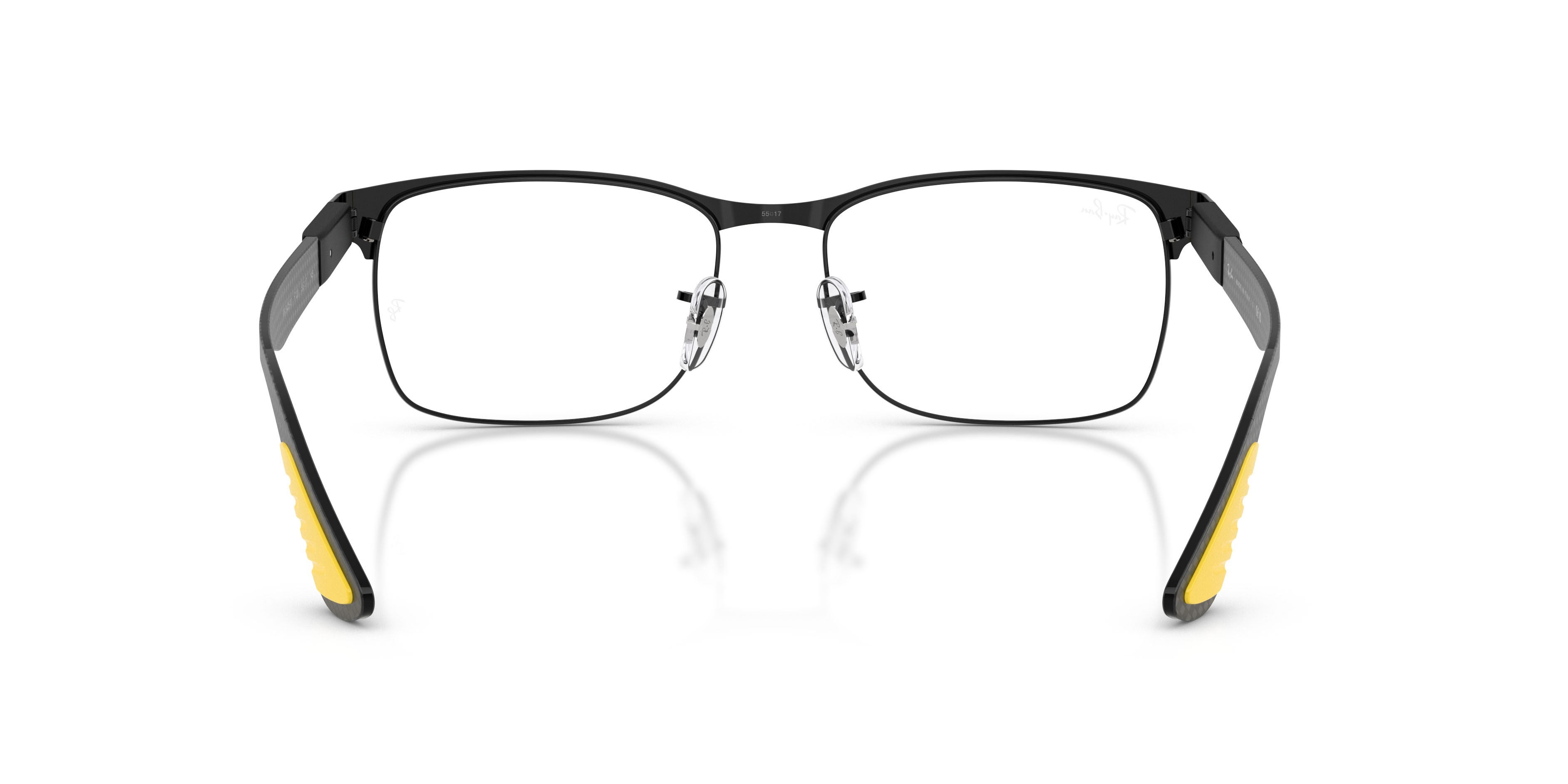 Eyeglasses Ray-Ban Scuderia Ferrari RX 8425M (F120) - RB 8425M F120 color nero shape square lenses lente demo