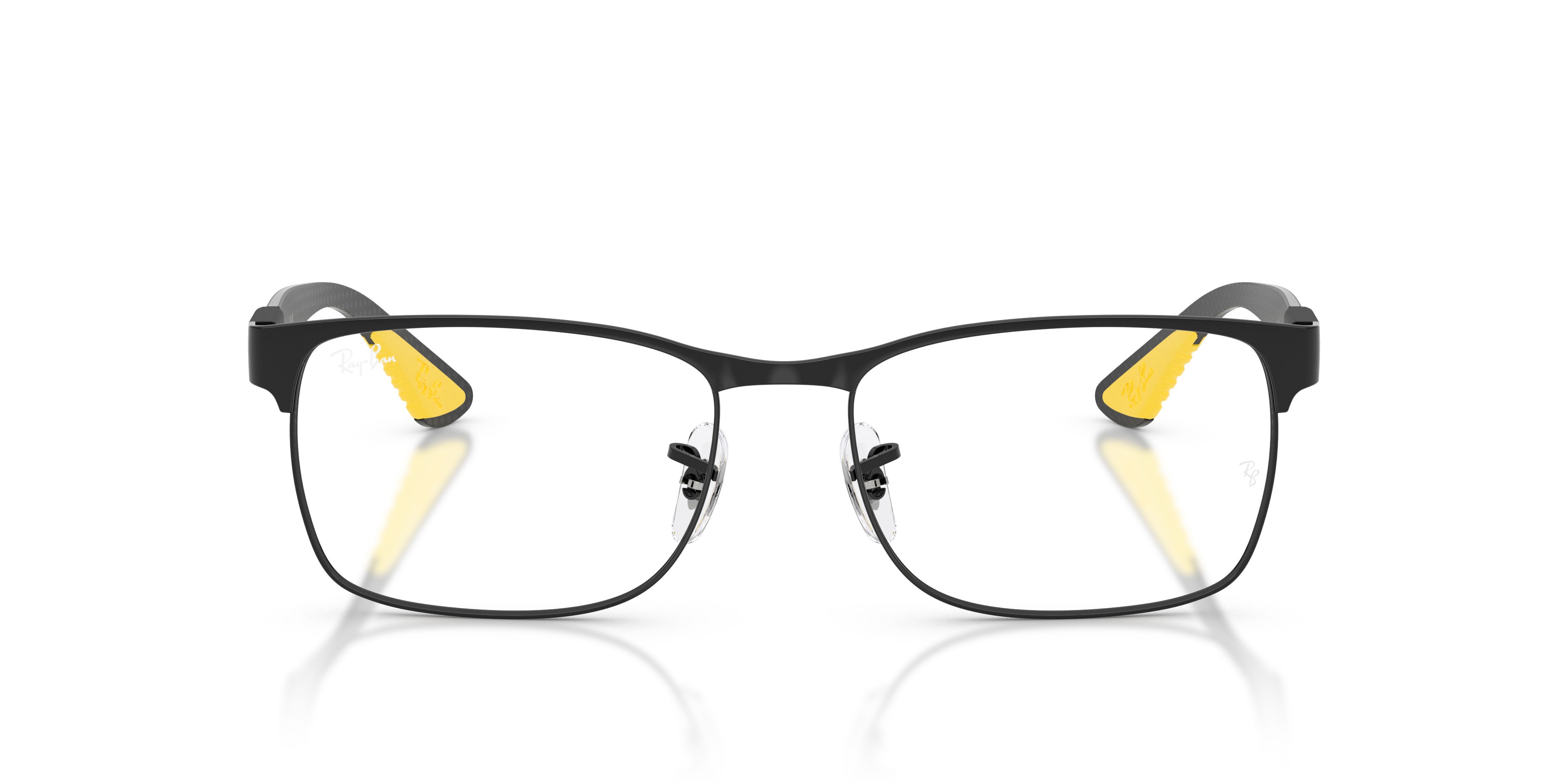 Eyeglasses Ray-Ban Scuderia Ferrari RX 8425M (F120) - RB 8425M F120 color nero shape square lenses lente demo