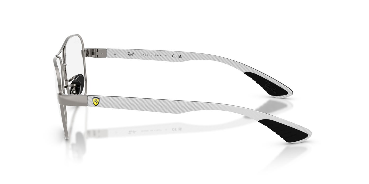 Eyeglasses Ray-Ban Scuderia Ferrari RX 8436M (F116) - RB 8436M F116 color gunmetal shape square lenses trasparente