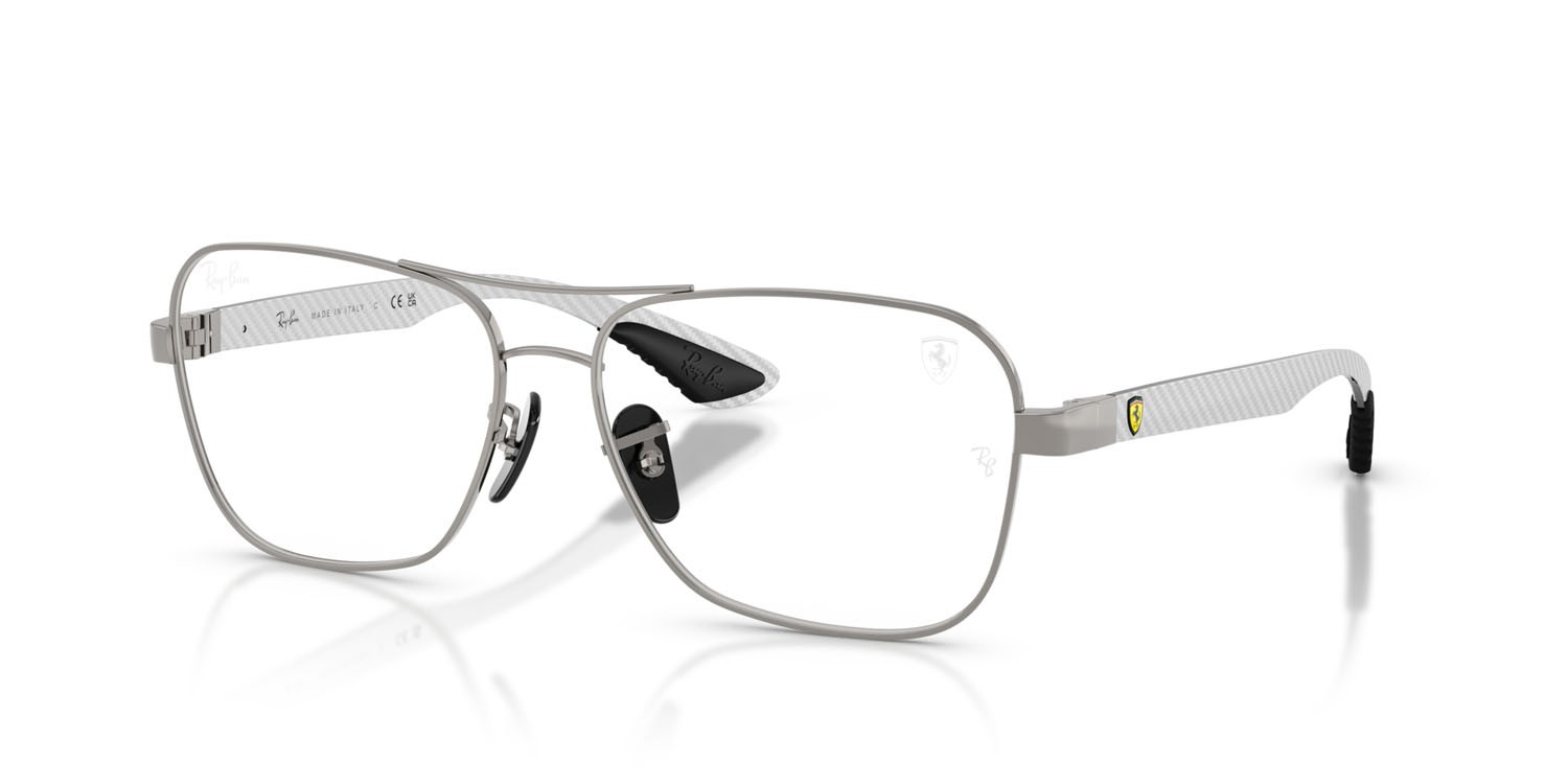 Eyeglasses Ray-Ban Scuderia Ferrari RX 8436M (F116) - RB 8436M F116 color gunmetal shape square lenses trasparente