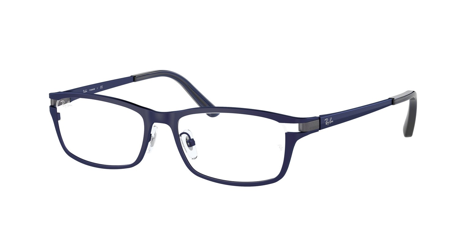 Occhiali da vista Ray-Ban RX 8727D (1061) - RB 8727D 1061 colore blu forma rettangolare lenti lente demo