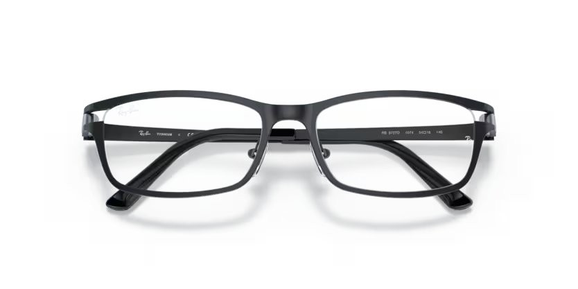 Occhiali da vista Ray-Ban RX 8727D (1074) - RB 8727D 1074 colore nero forma rettangolare lenti lente demo