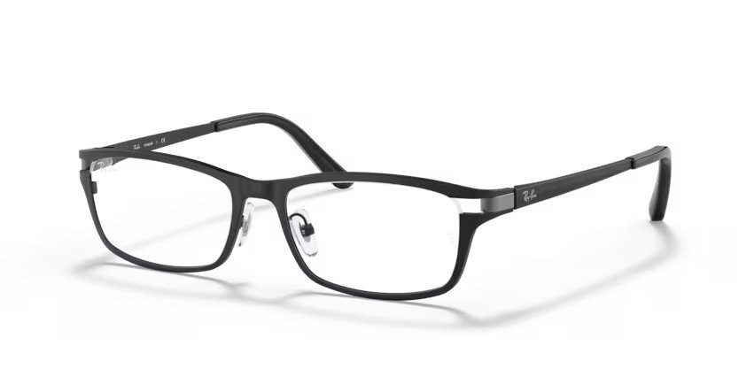 Occhiali da vista Ray-Ban RX 8727D (1074) - RB 8727D 1074 colore nero forma rettangolare lenti lente demo