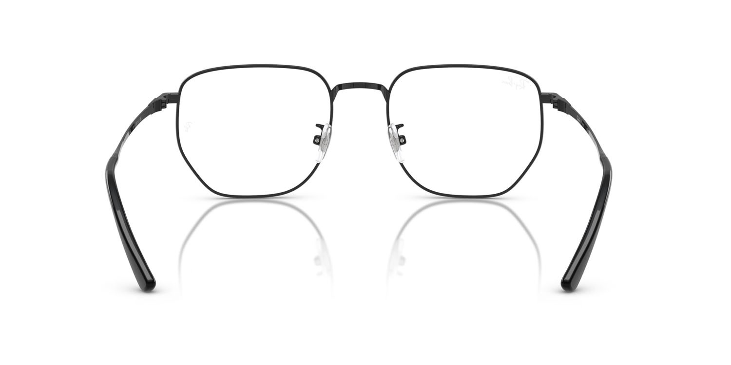 Eyeglasses Ray-Ban RX 8776D (1244) - RB 8776D 1244 color nero shape irregular lenses trasparente