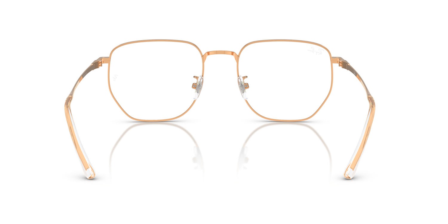 Occhiali da vista Ray-Ban RX 8776D (1248) - RB 8776D 1248 colore rosegold forma irregolare lenti trasparente