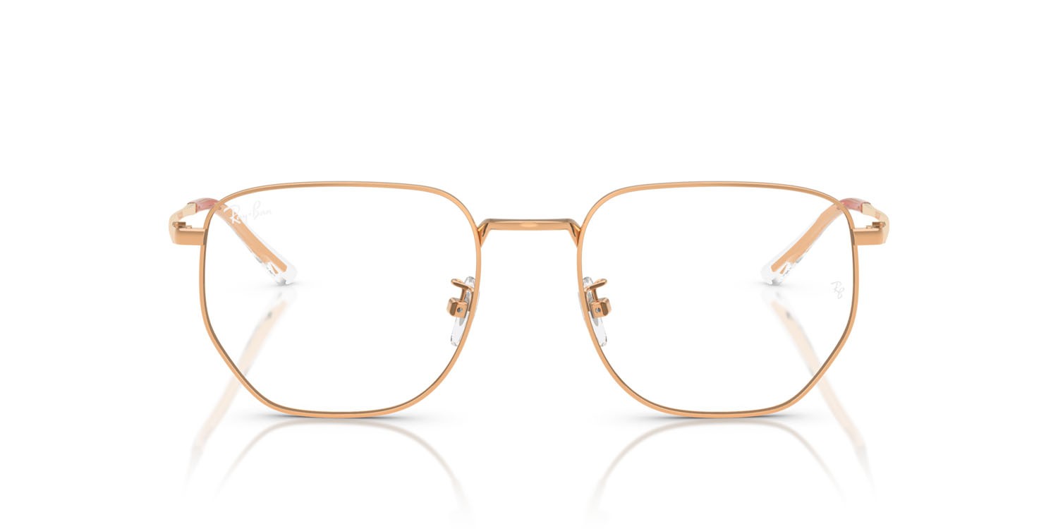 Occhiali da vista Ray-Ban RX 8776D (1248) - RB 8776D 1248 colore rosegold forma irregolare lenti trasparente