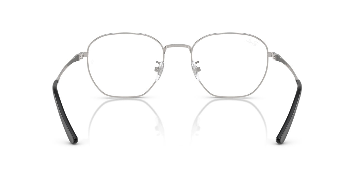 Occhiali da vista Ray-Ban RX 8777D (1002) - RB 8777D 1002 colore argento forma irregolare lenti trasparente