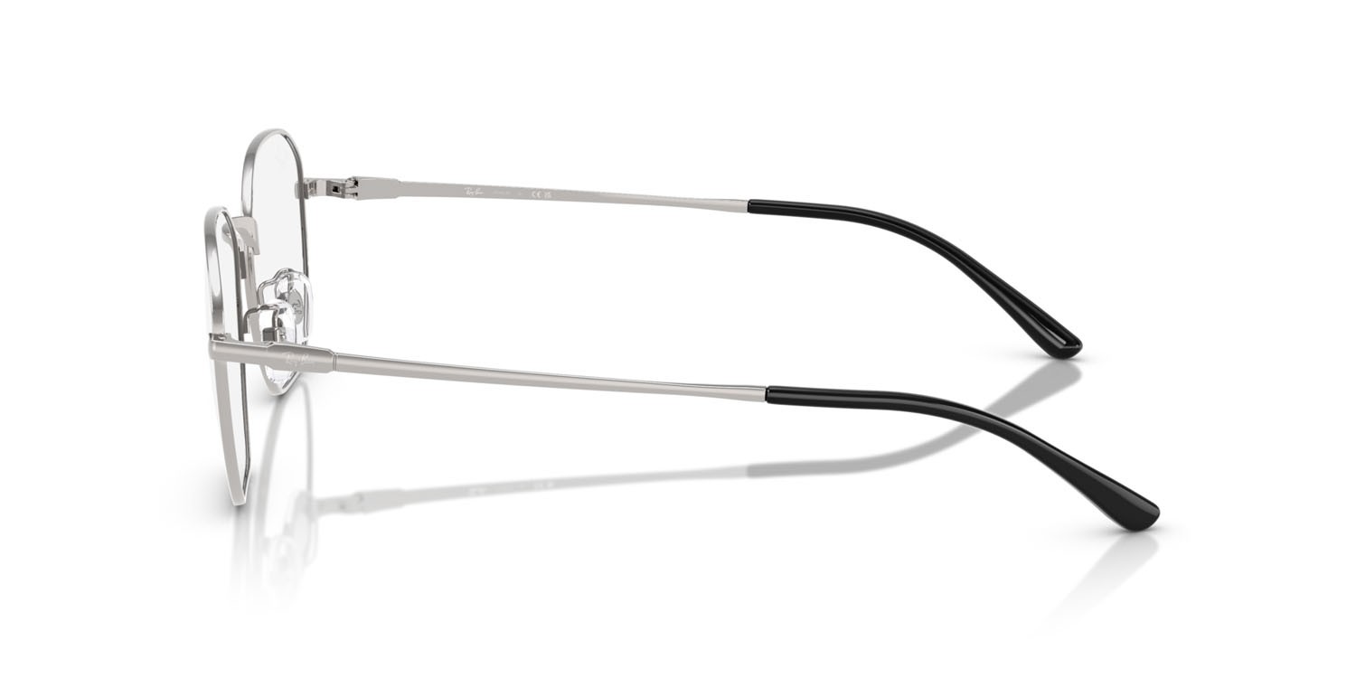 Occhiali da vista Ray-Ban RX 8777D (1002) - RB 8777D 1002 colore argento forma irregolare lenti trasparente