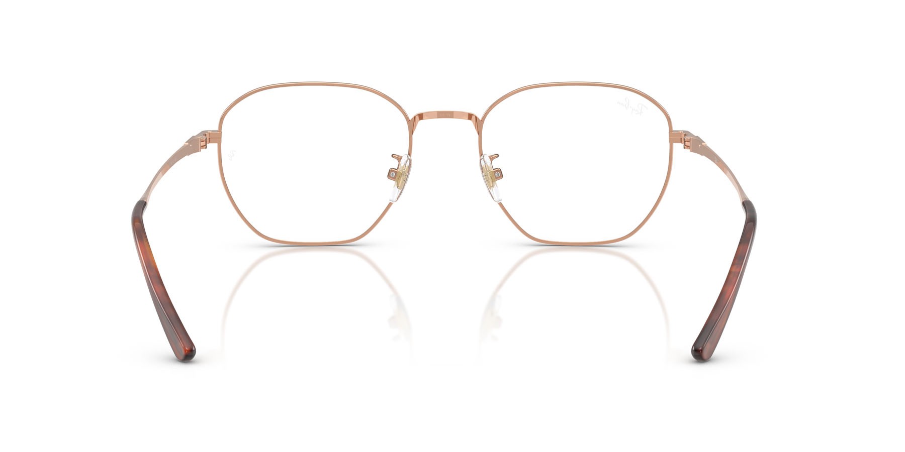Occhiali da vista Ray-Ban RX 8777D (1245) - RB 8777D 1245 colore rame forma irregolare lenti trasparente