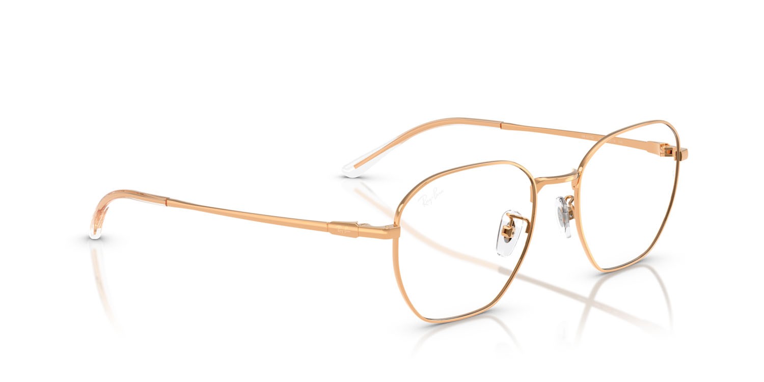 Occhiali da vista Ray-Ban RX 8777D (1248) - RB 8777D 1248 colore rosegold forma irregolare lenti trasparente