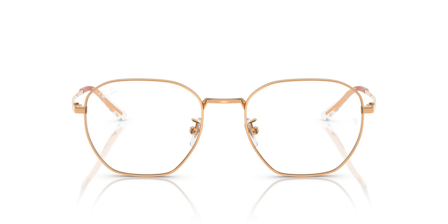 Occhiali da vista Ray-Ban RX 8777D (1248) - RB 8777D 1248 colore rosegold forma irregolare lenti trasparente