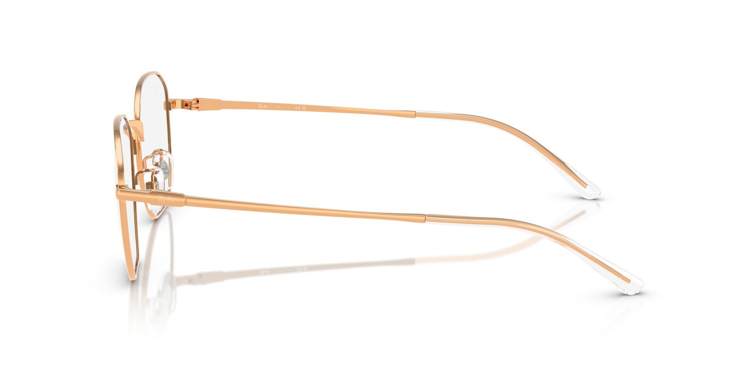 Occhiali da vista Ray-Ban RX 8777D (1248) - RB 8777D 1248 colore rosegold forma irregolare lenti trasparente