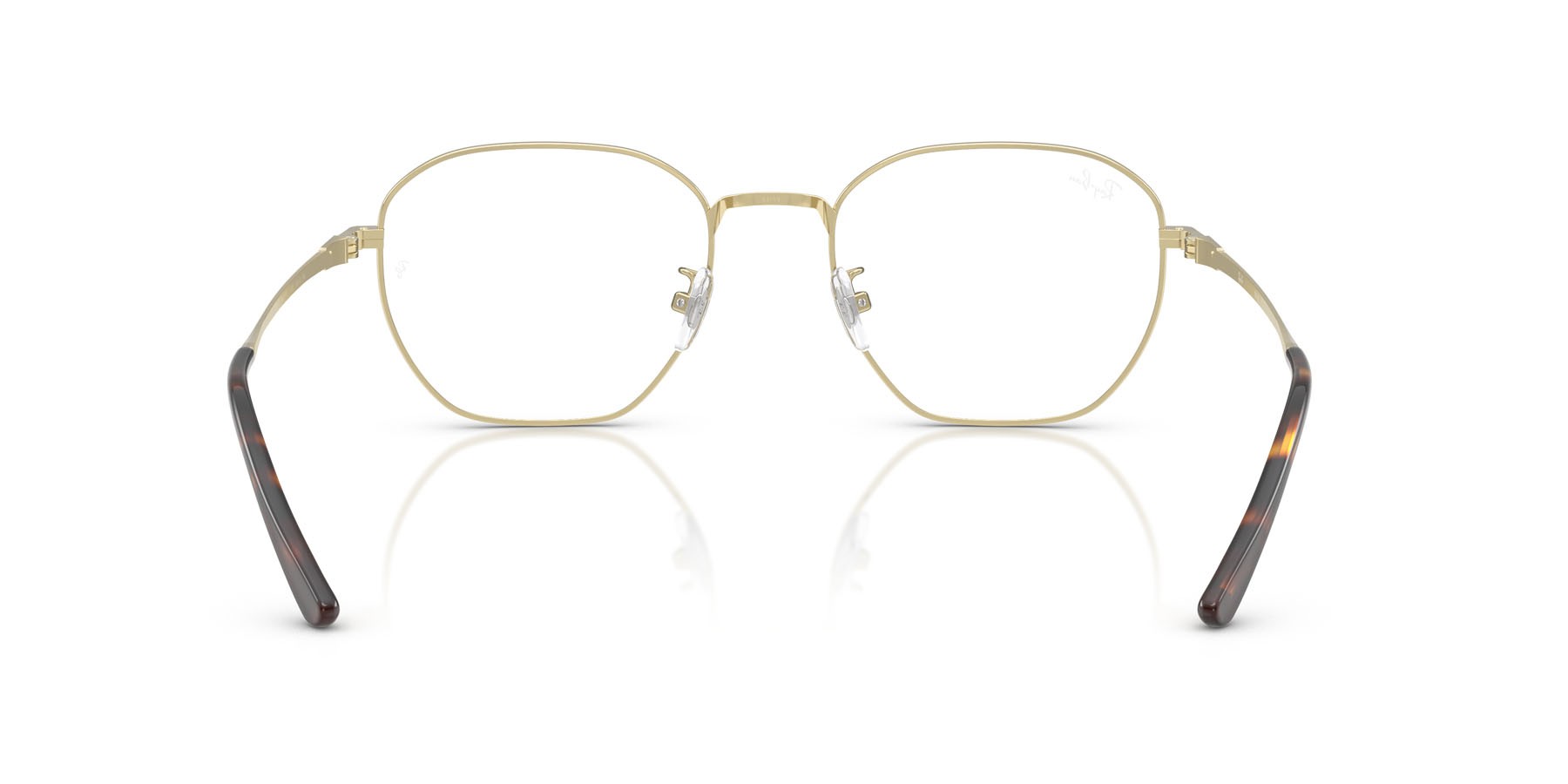 Occhiali da vista Ray-Ban RX 8777D (1251) - RB 8777D 1251 colore oro pallido forma irregolare lenti trasparente
