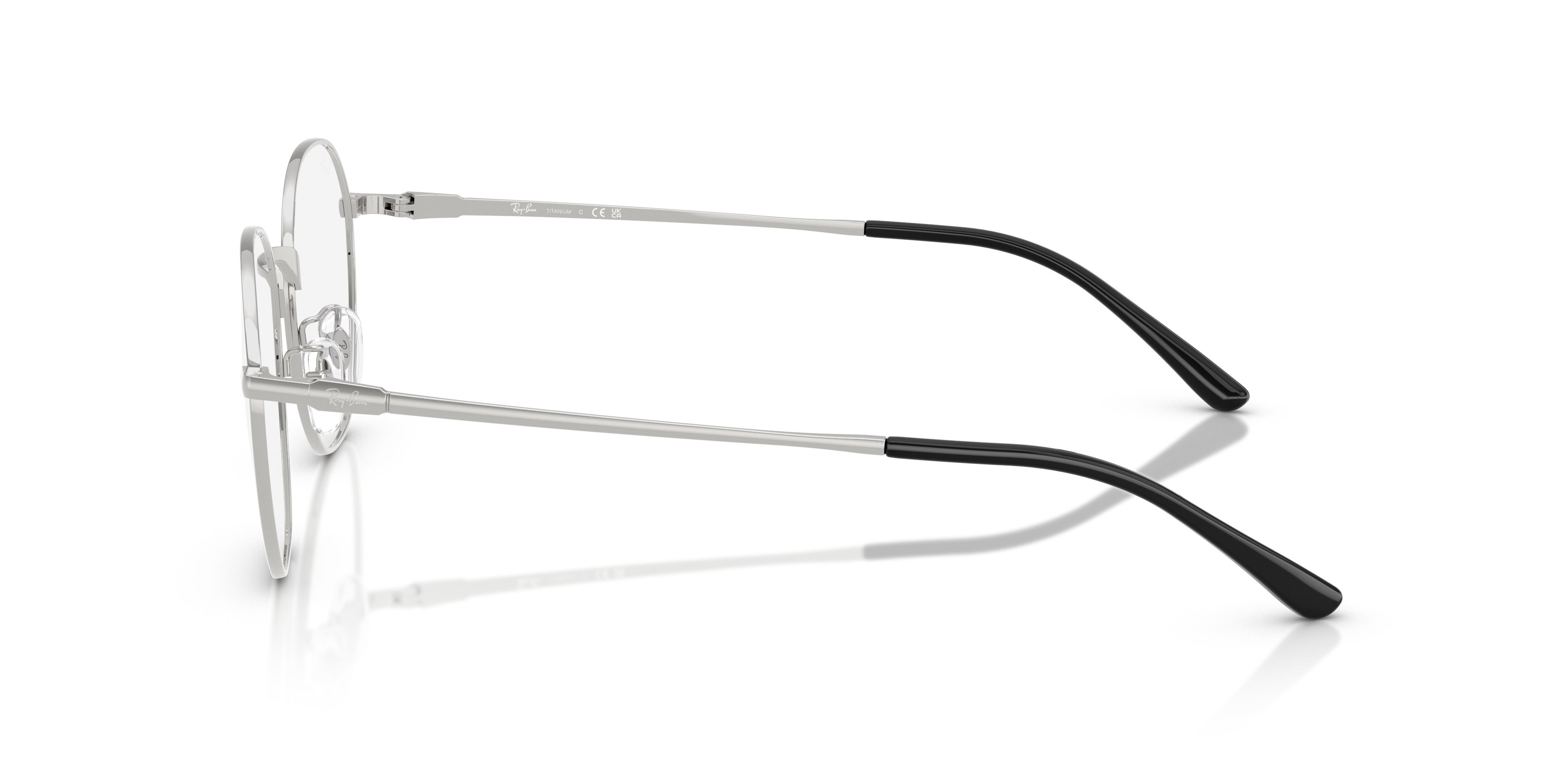 Occhiali da vista Ray-Ban RX 8778D (1002) - RB 8778D 1002 colore argento forma quadrato lenti trasparente