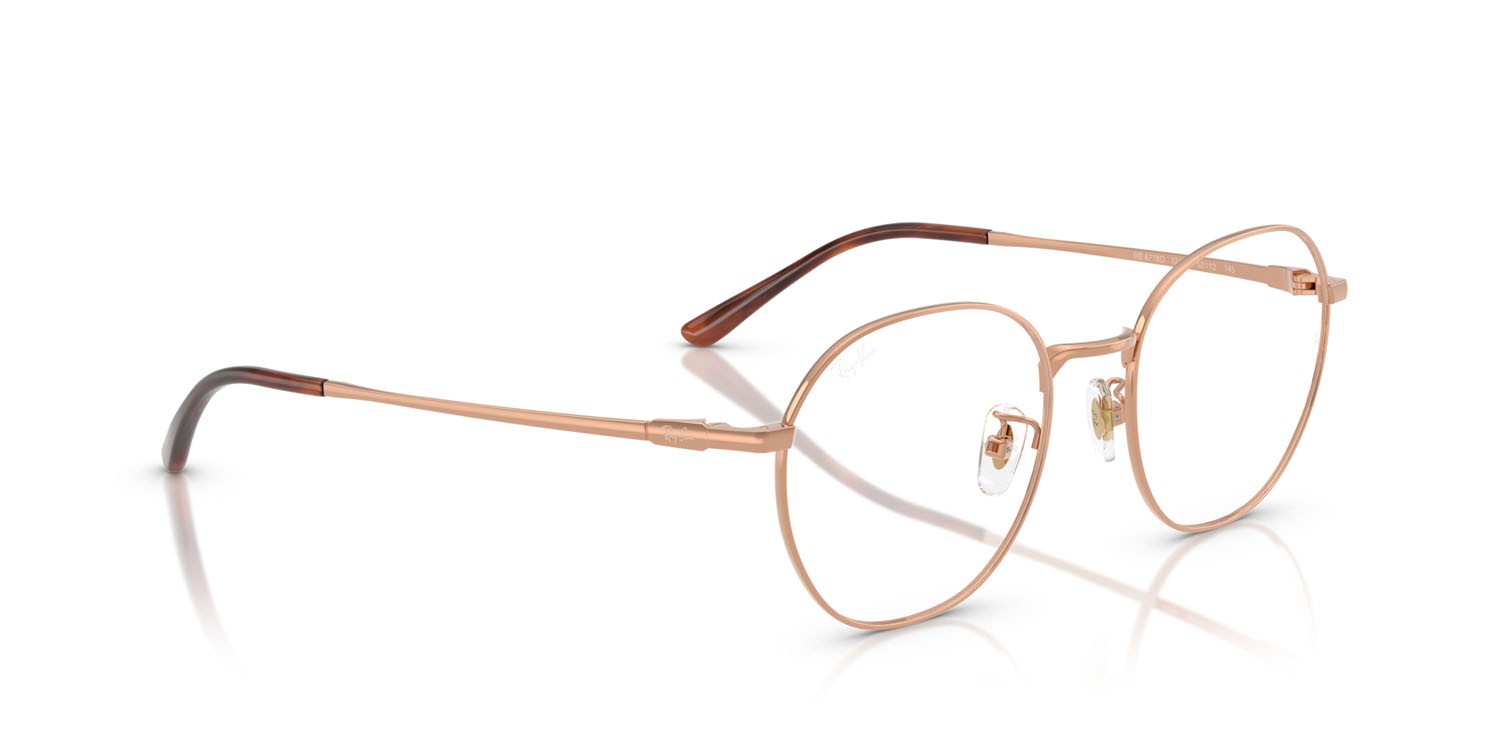 Occhiali da vista Ray-Ban RX 8778D (1245) - RB 8778D 1245 colore rame forma quadrato lenti trasparente