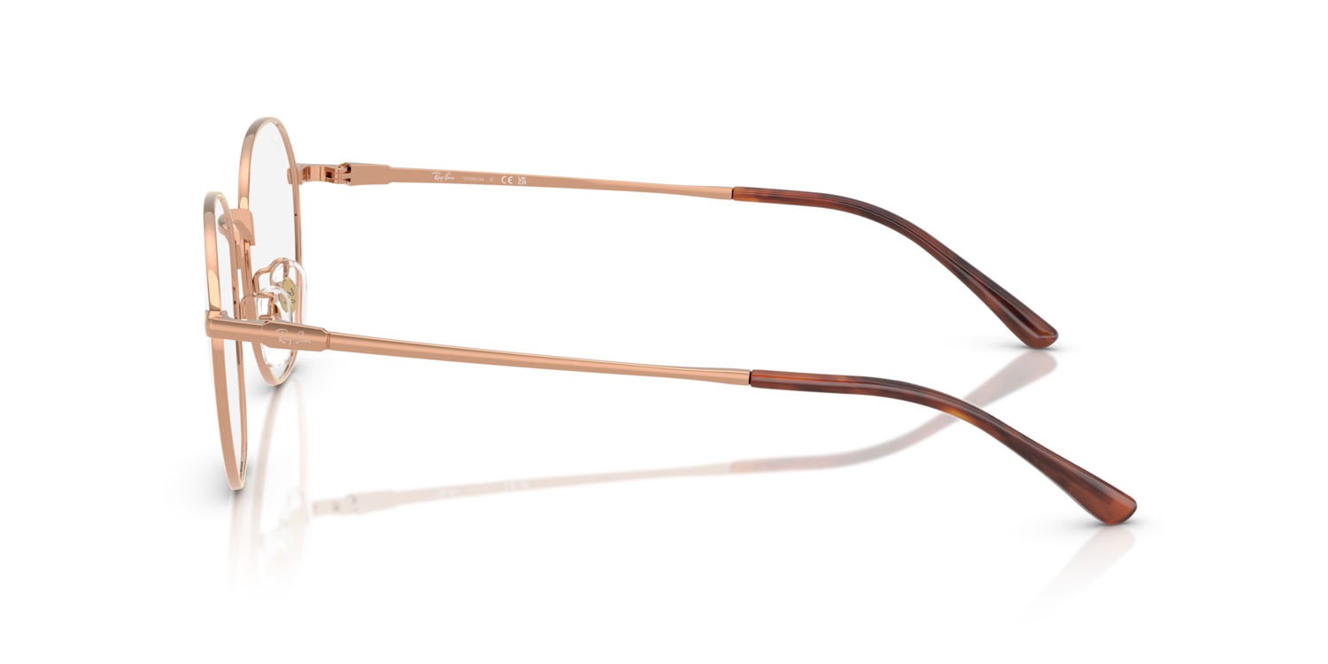 Occhiali da vista Ray-Ban RX 8778D (1245) - RB 8778D 1245 colore rame forma quadrato lenti trasparente